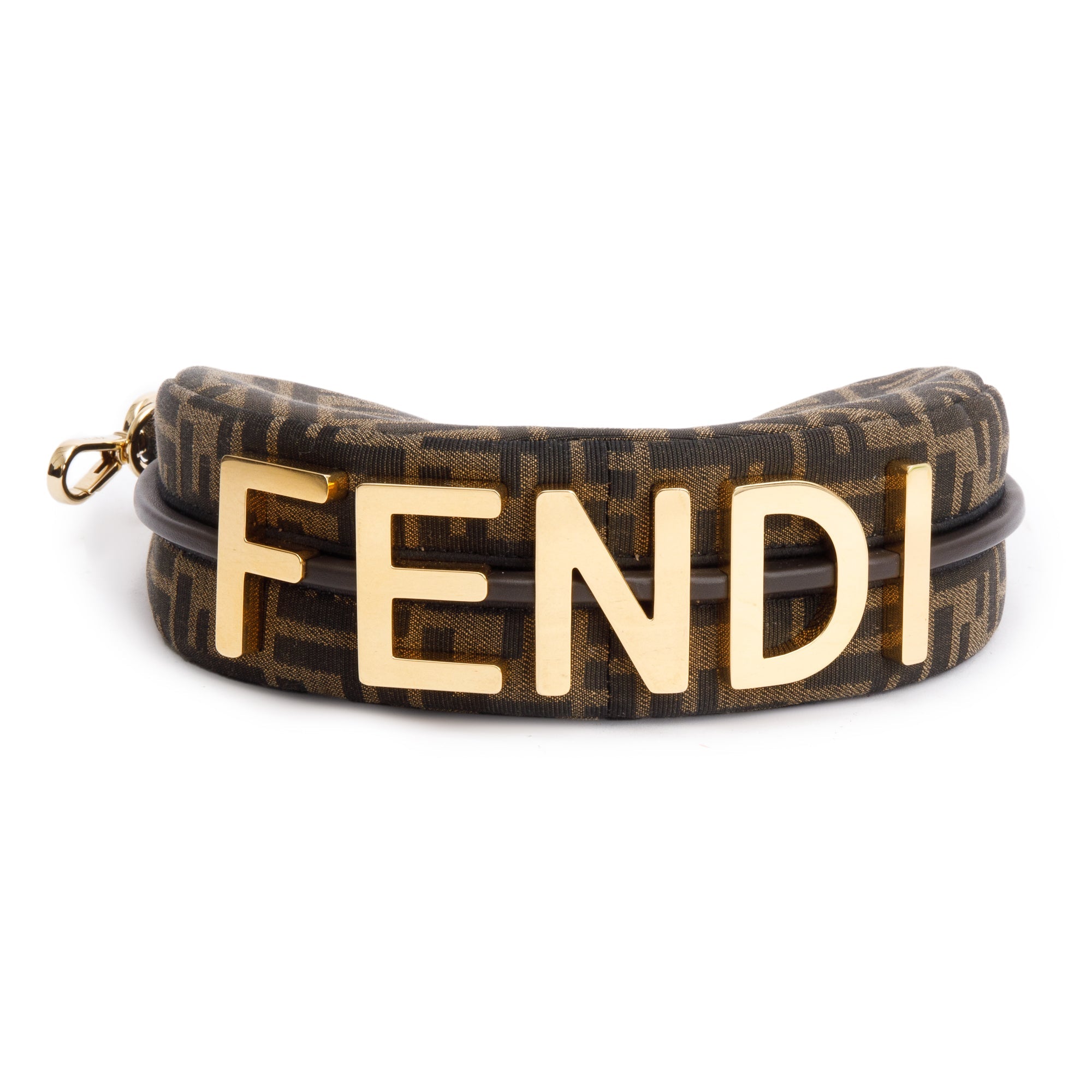 Fendi Brown FF Zucca Jacquard Mini Fendigraphy Bag