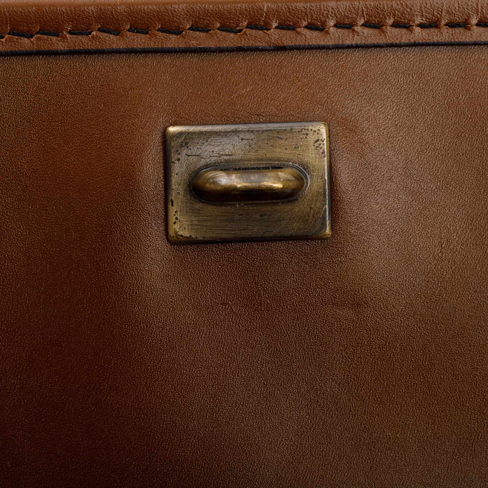 Fendi Brown Leather B Bag