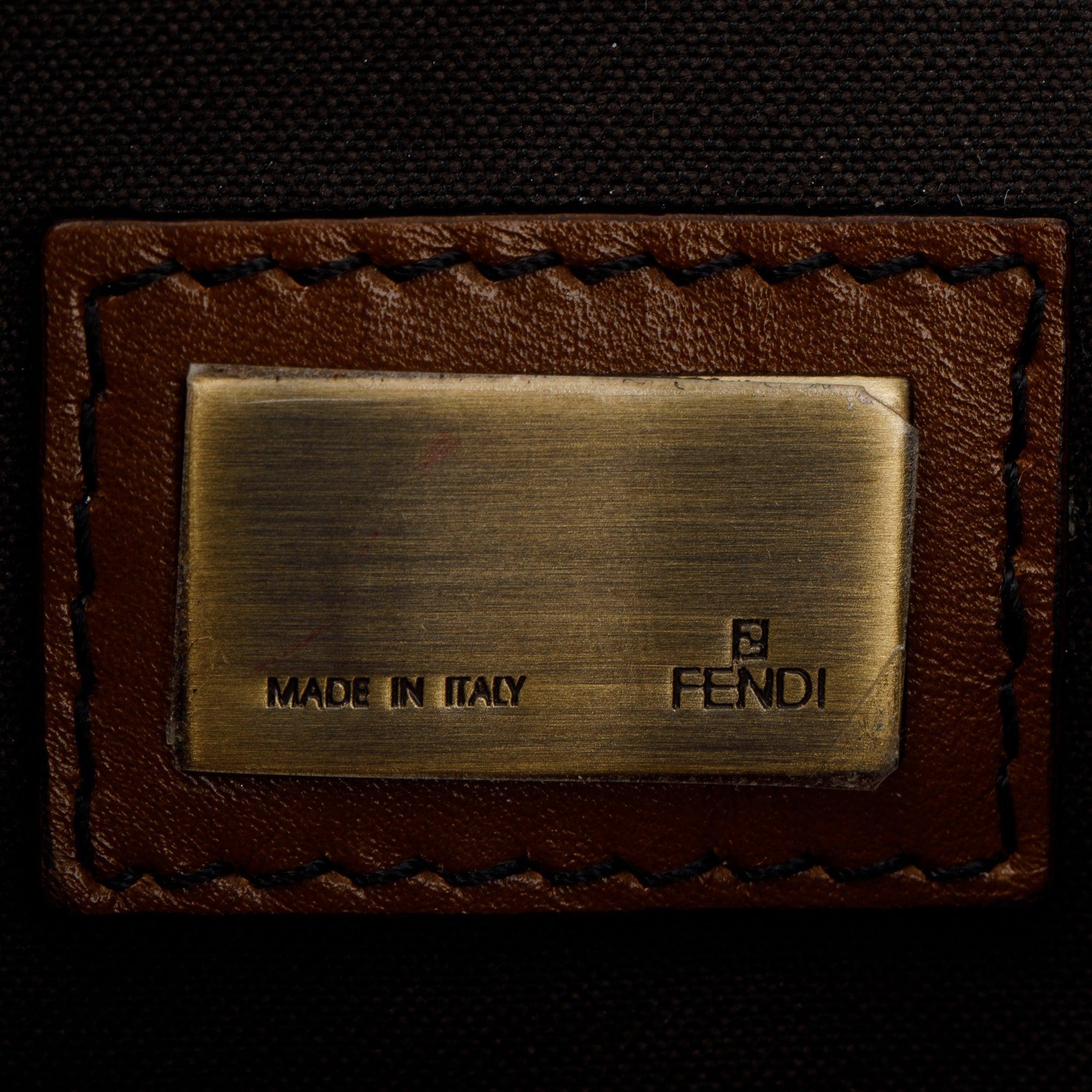 Fendi Brown Leather B Bag