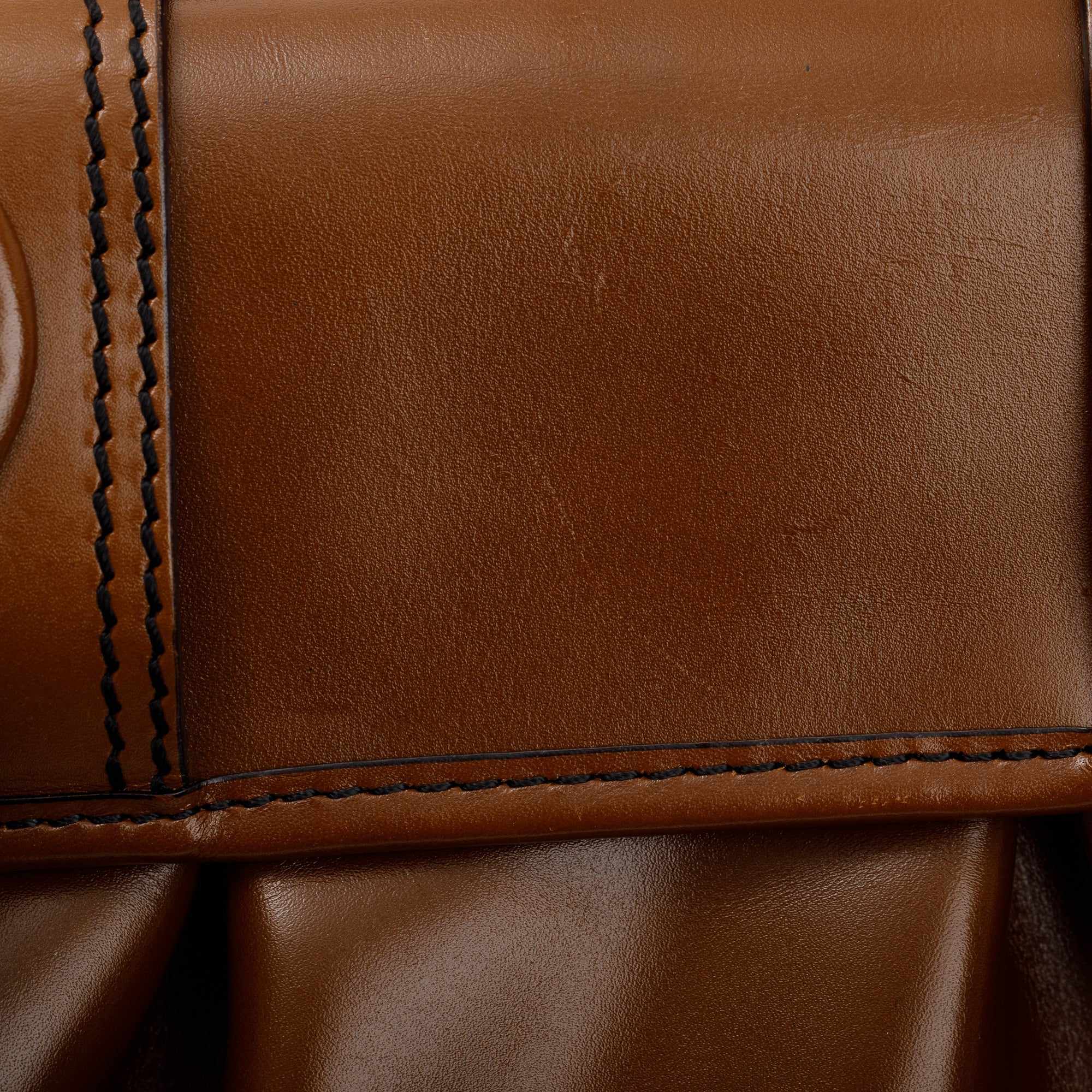 Fendi Brown Leather B Bag