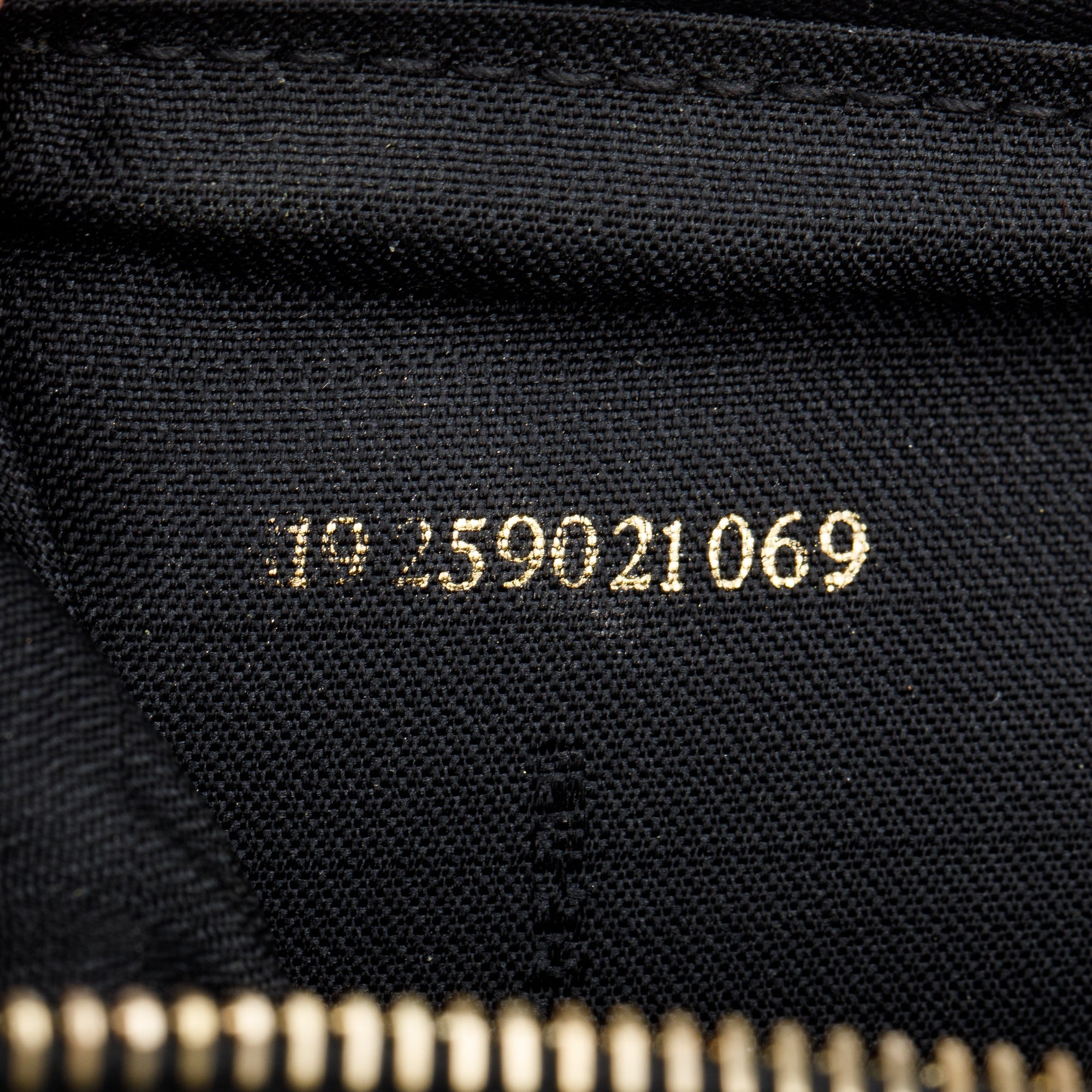 Fendi Brown Pequin Pattern Mini Boston Bag