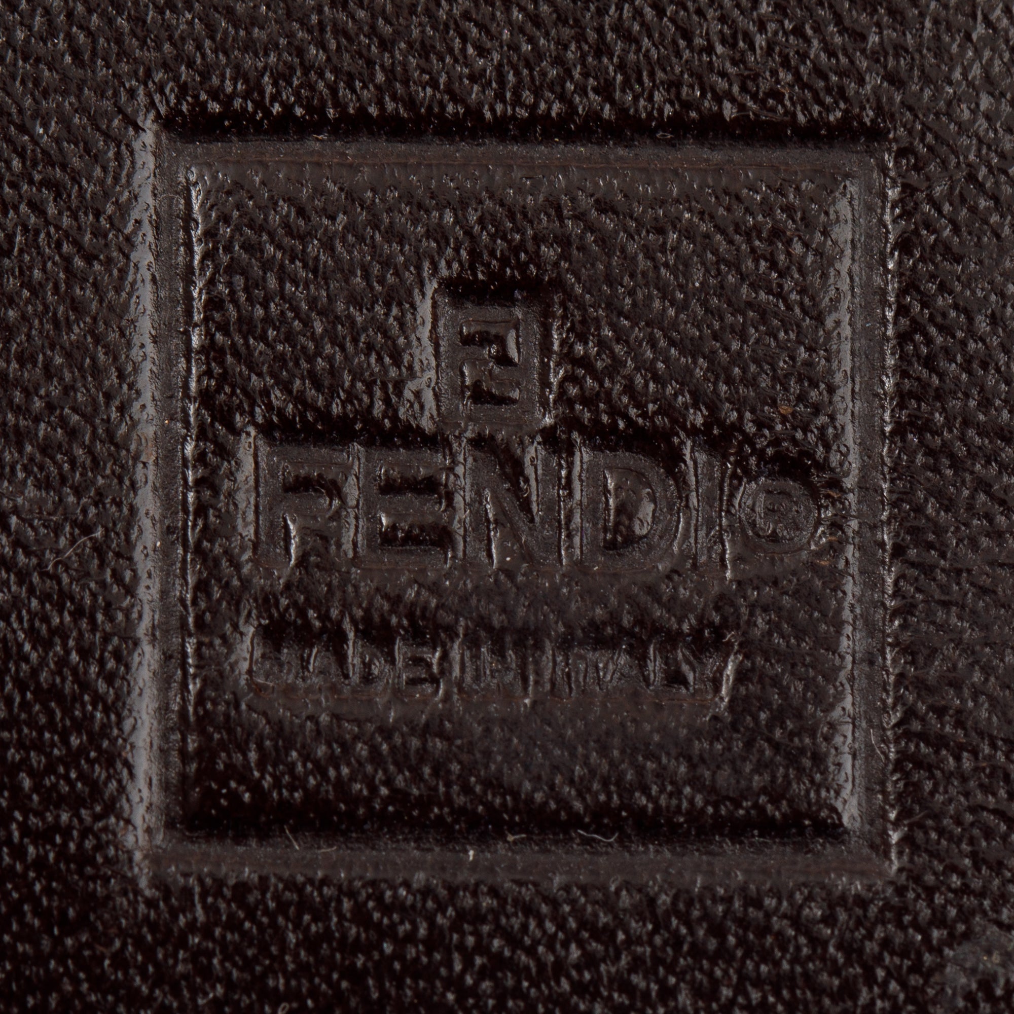 Fendi Brown Vintage Zucca Canvas FF Bifold Wallet