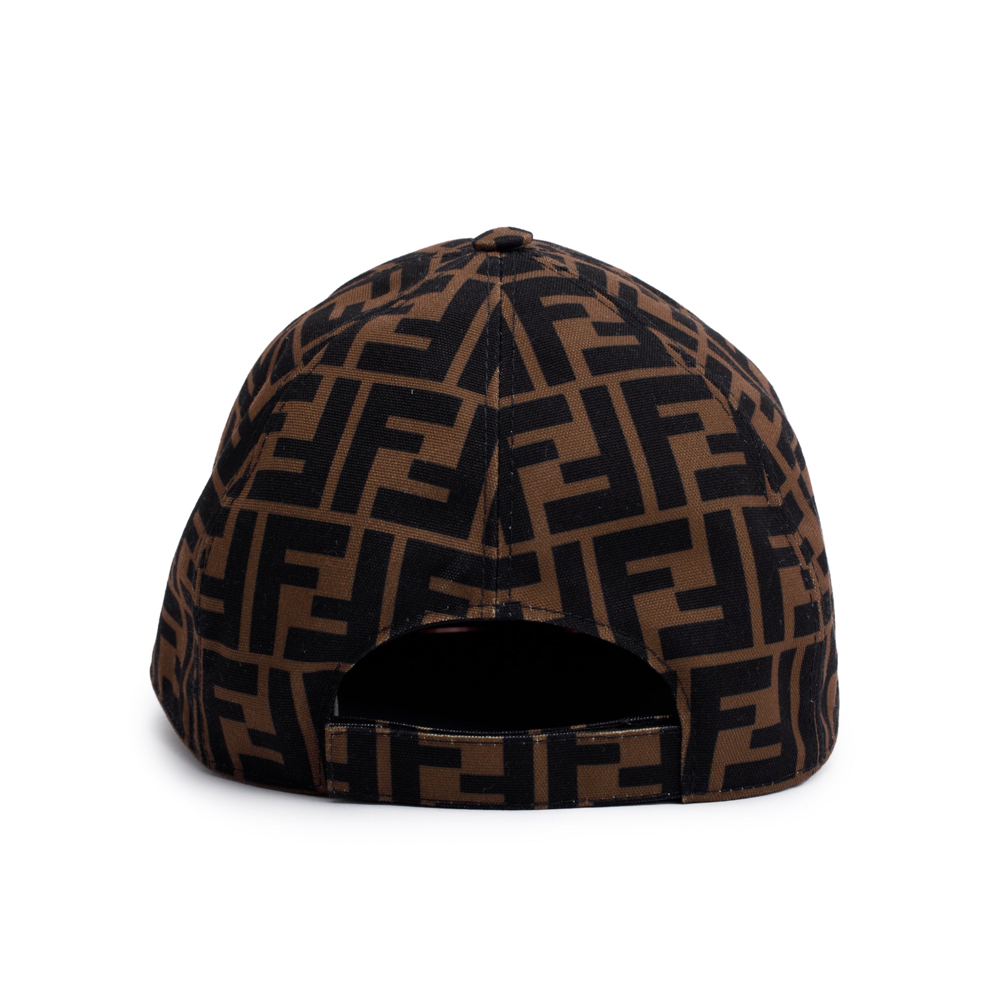 Fendi Brown Zucca FF Baseball Hat, Size M 58