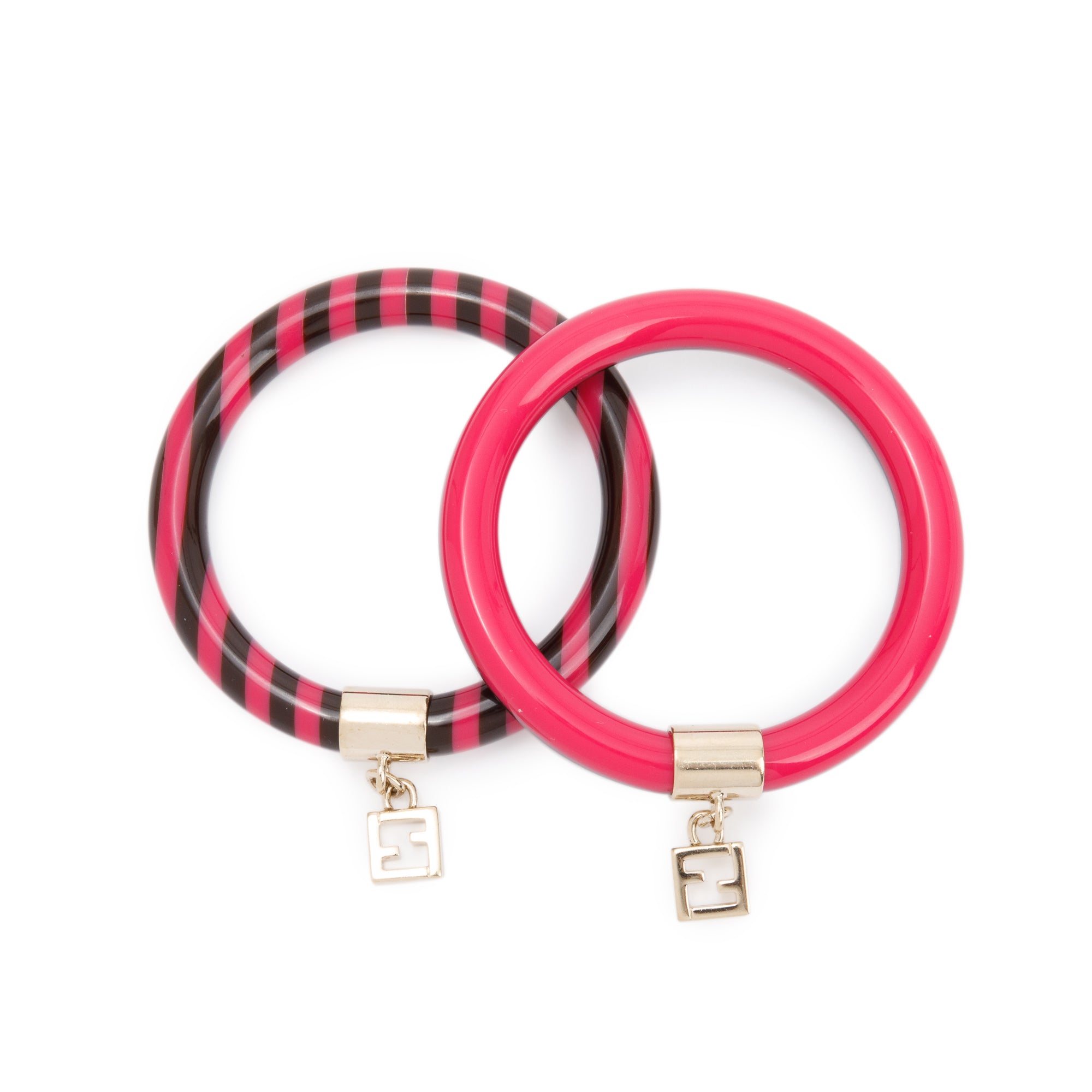 Fendi Ceramic Bracelet Set w/ Box