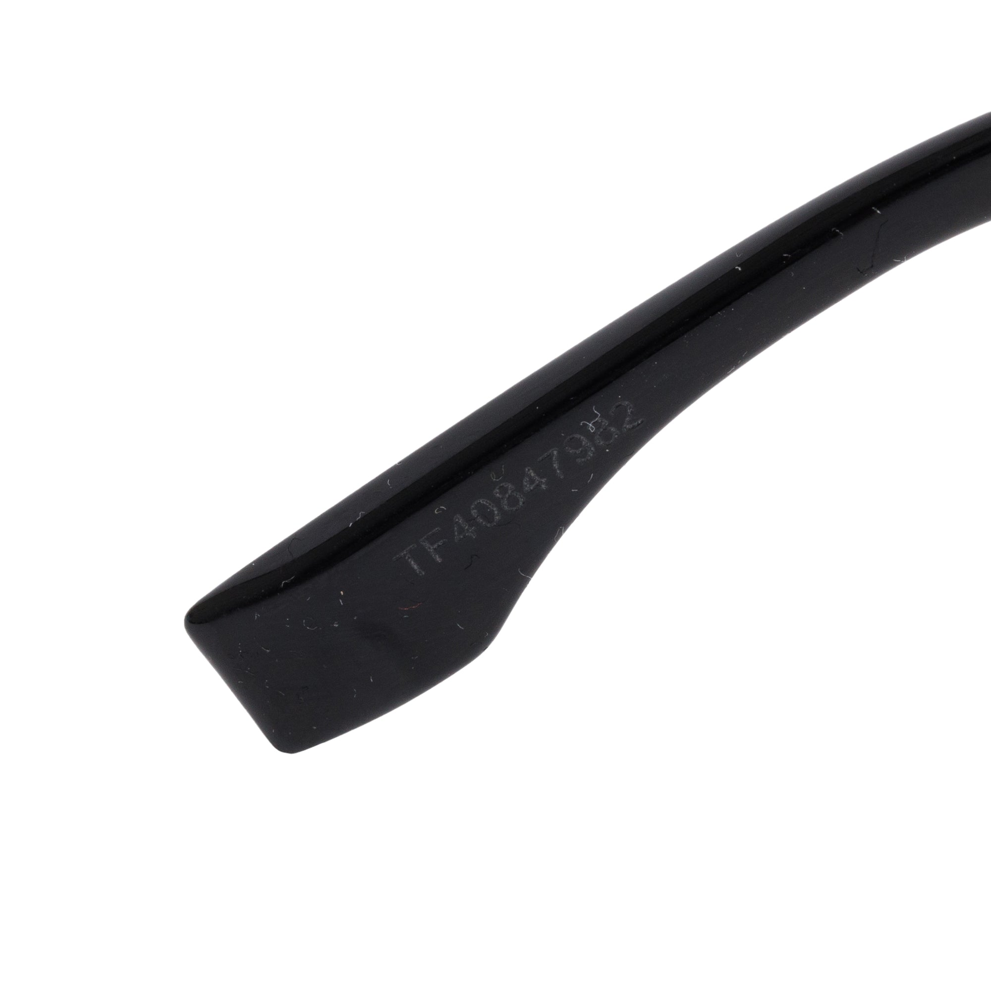 Fendi FE40052U Gold-Tone Metal Black Acetate Zucca FF Logo Round Sunglasses w/ Case