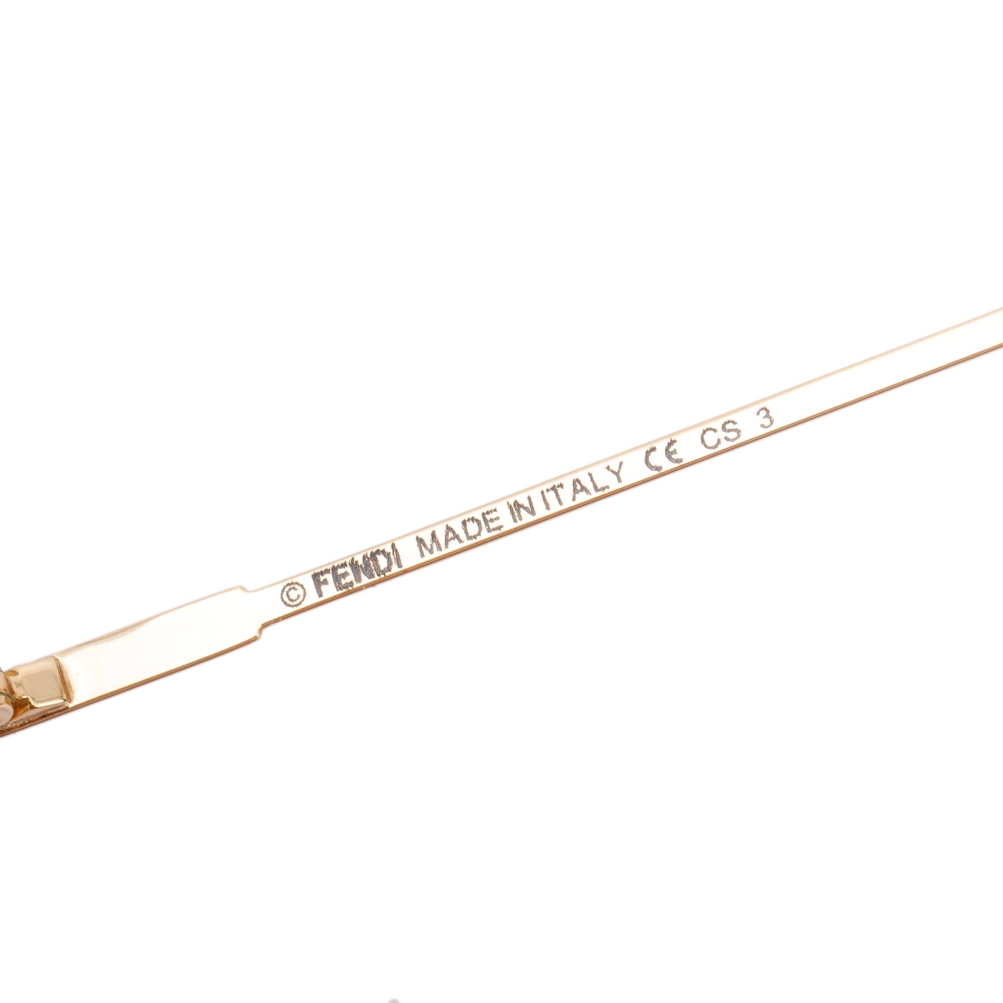 Fendi FF 0913/S Shield Mirrored Sunglasses w/ Case