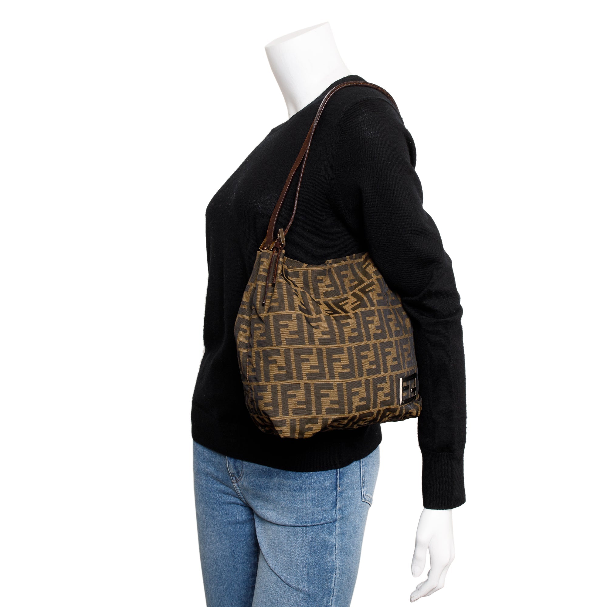 Fendi FF Zucca Canvas Tote Bag