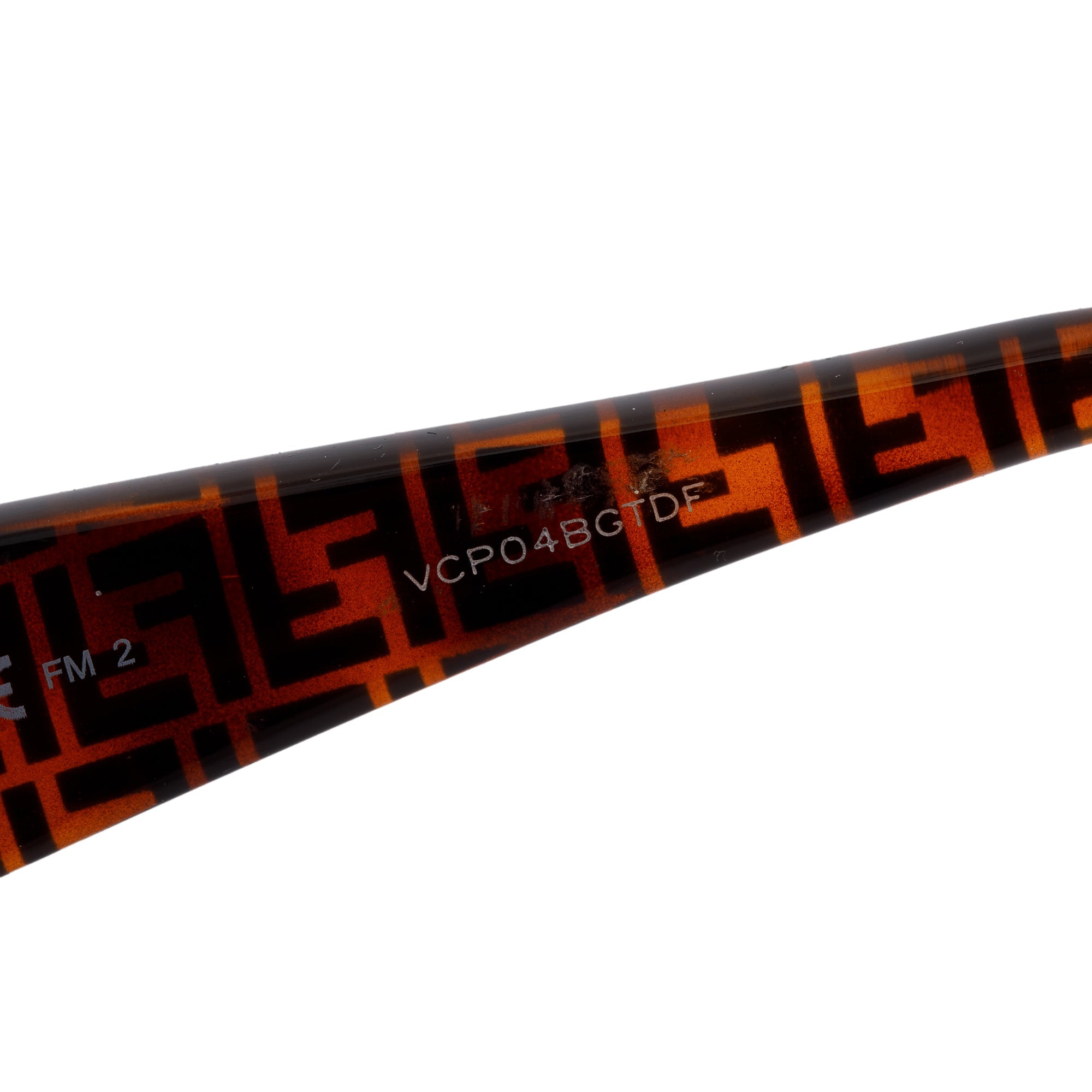 Fendi FF0359/G/S Havana Acetate Zucca FF Logo Oversize Sunglasses