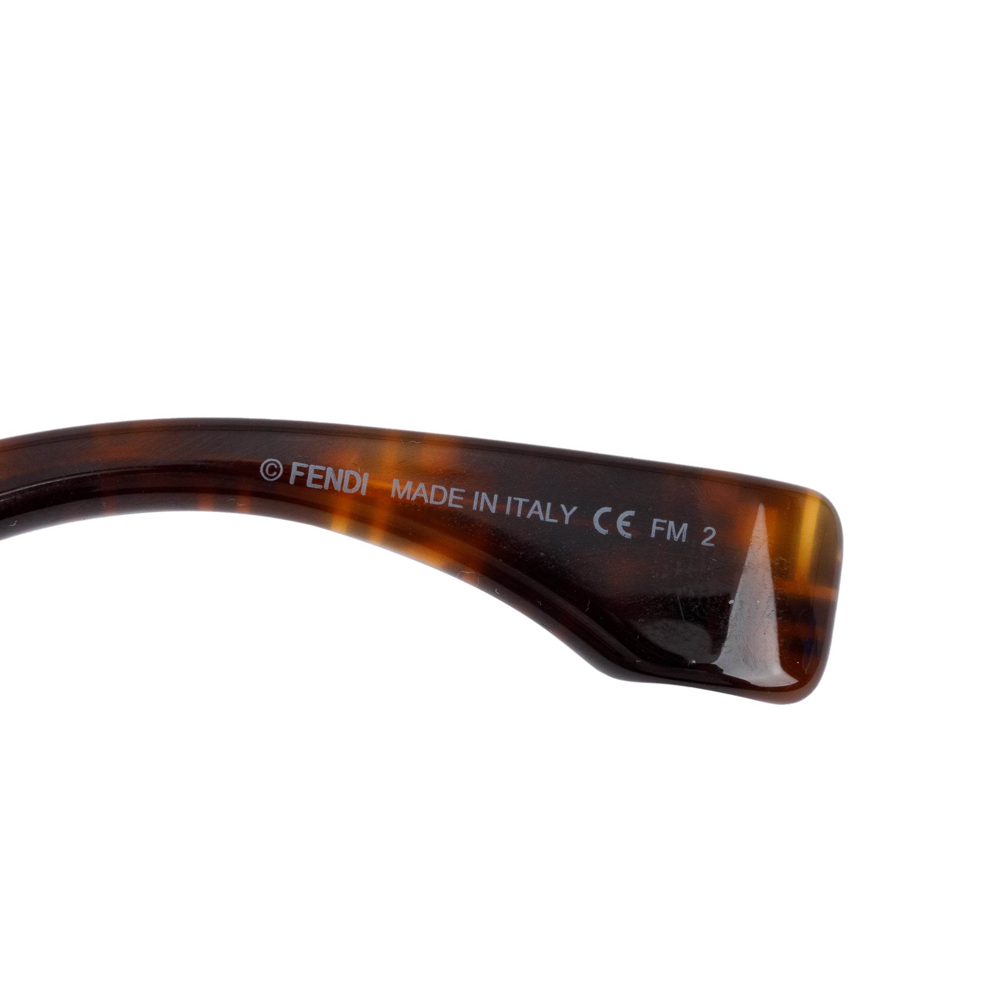 Fendi FF0457/G/S Zucca Havana Acetate Fendi Roma Oversize Sunglasses w/ Box