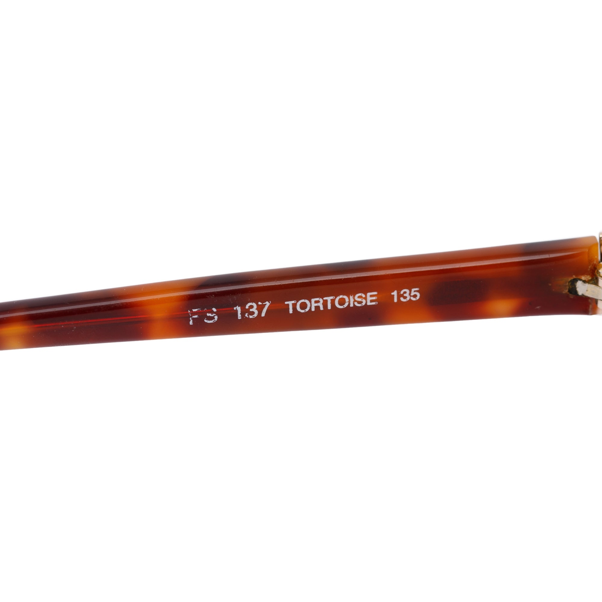 Fendi FS 137 Tortoise Acetate Round Sunglasses w/ Case