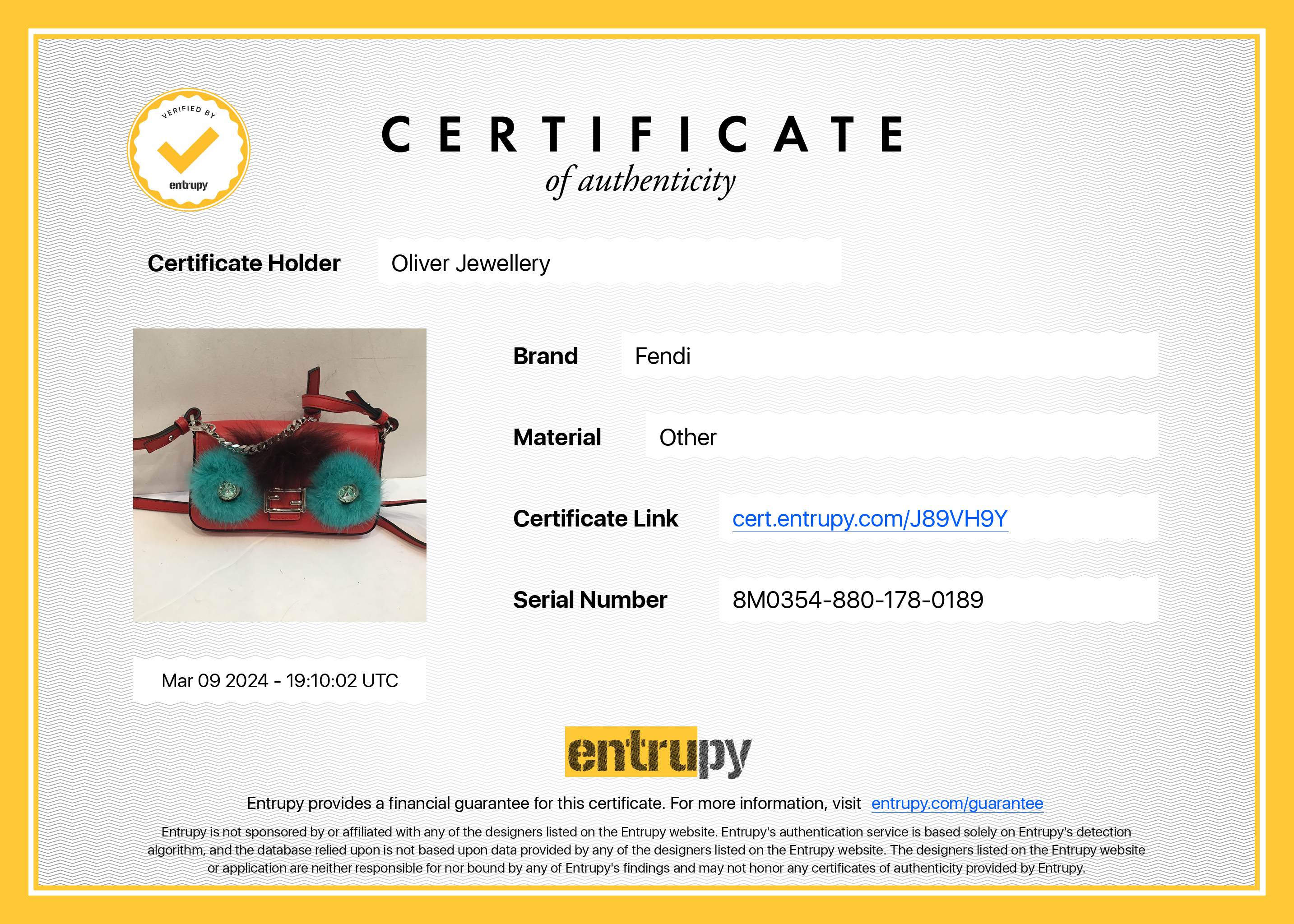 Fendi Fur-Trimmed Red Calfskin Leather Micro Buggie Baguette Crossbody