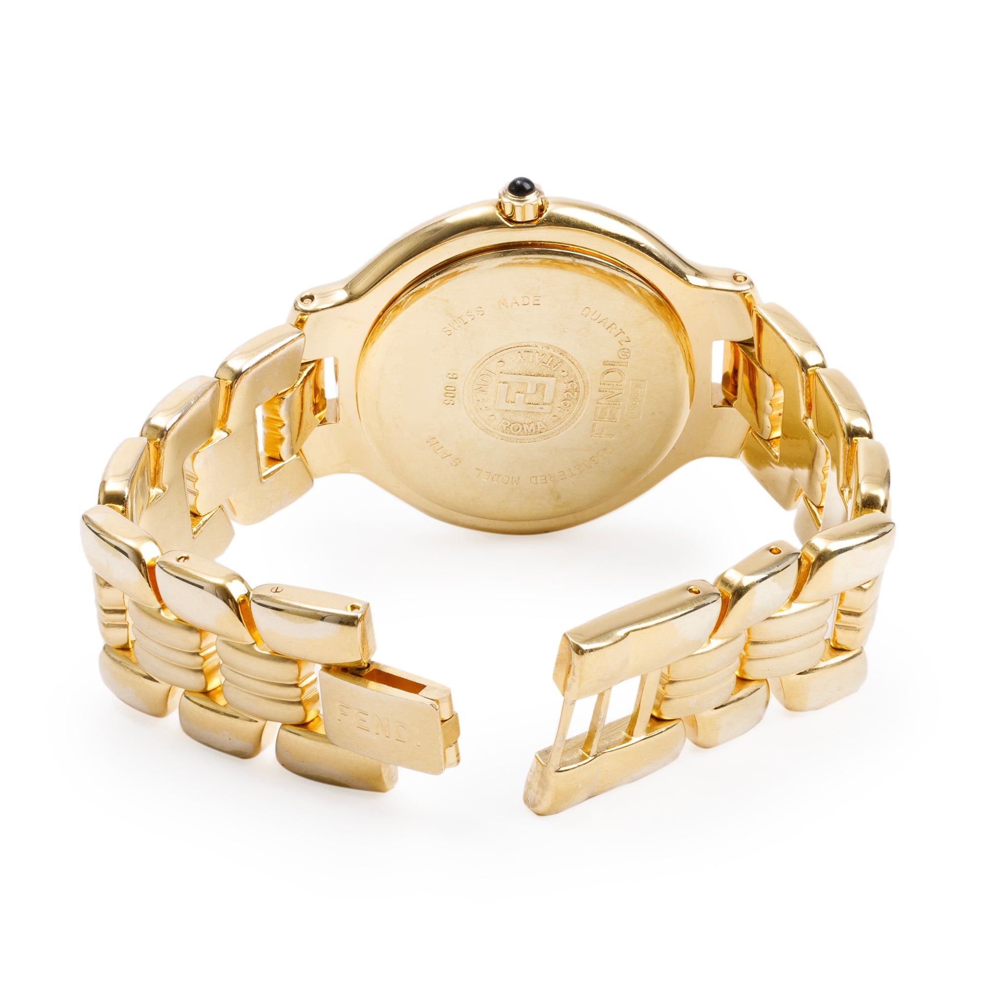 Fendi Gold-Plated Stainless Steel 900G Series 35 MM Watch