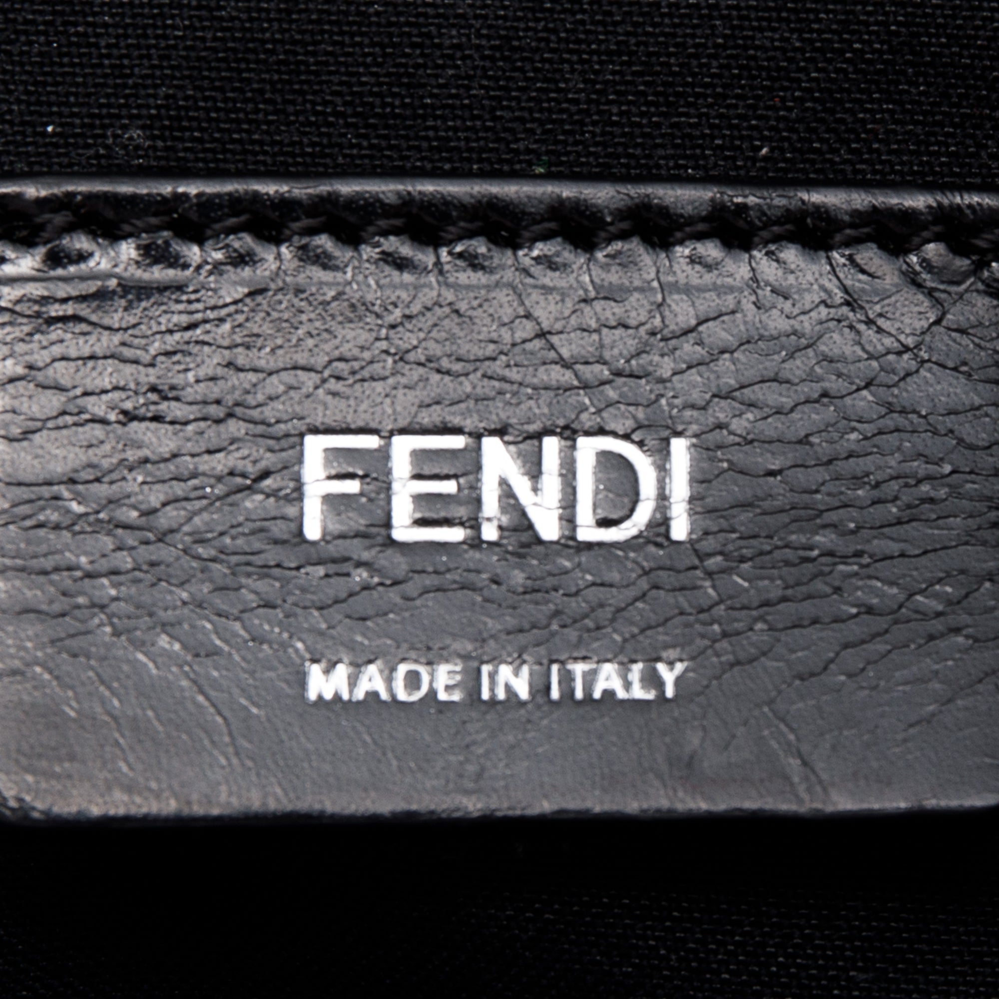 Fendi Leather-Trimmed FF Zucca Tote w/ Strap