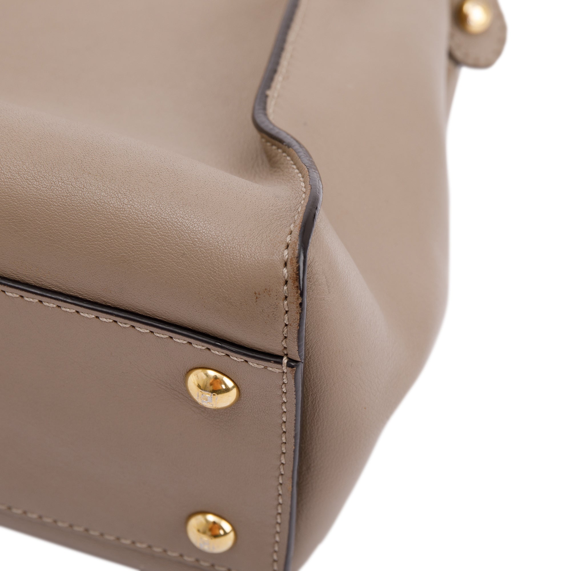 Fendi Medium Peekaboo Bag with Tortoise Detail w/ Strap