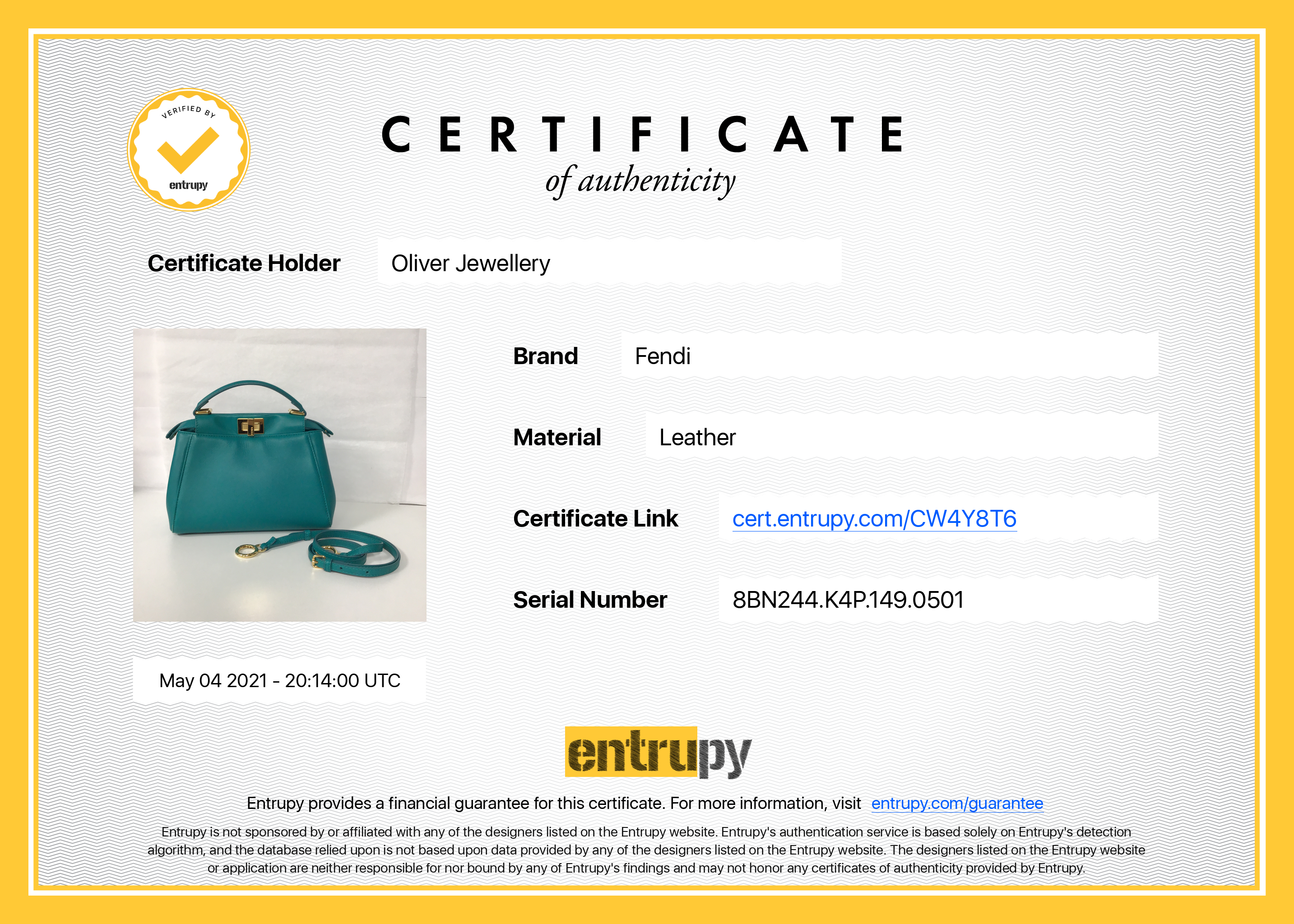 Fendi Mini Peekaboo Bag