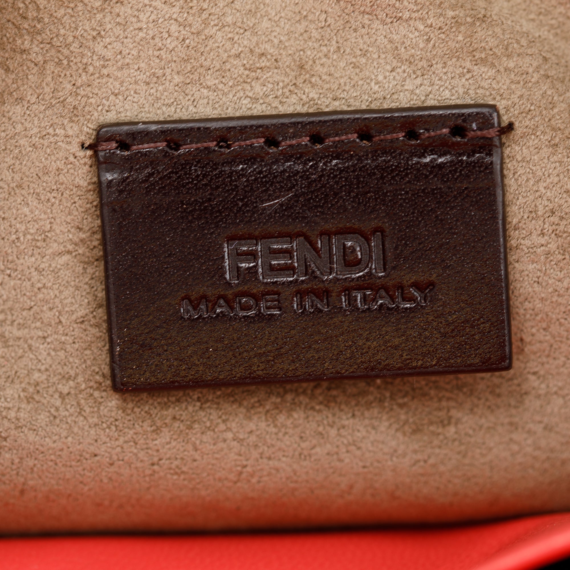 Fendi Multicolor Rosa Ecstacy Woven Nappa Intrecciato Mini Be Baguette Crossbody