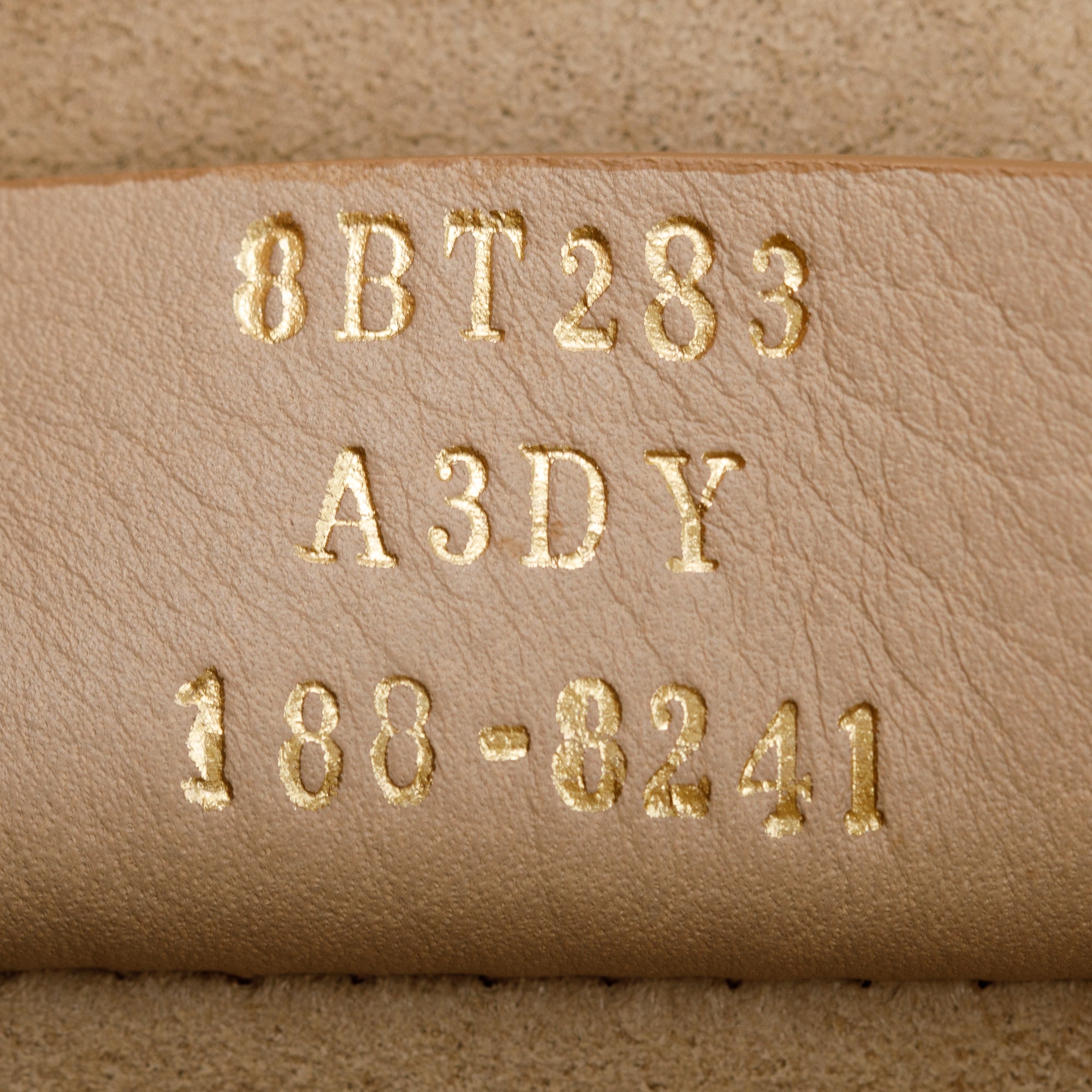 Fendi Neutral Calfskin Leather Scalloped Studded Kan I Shoulder Bag