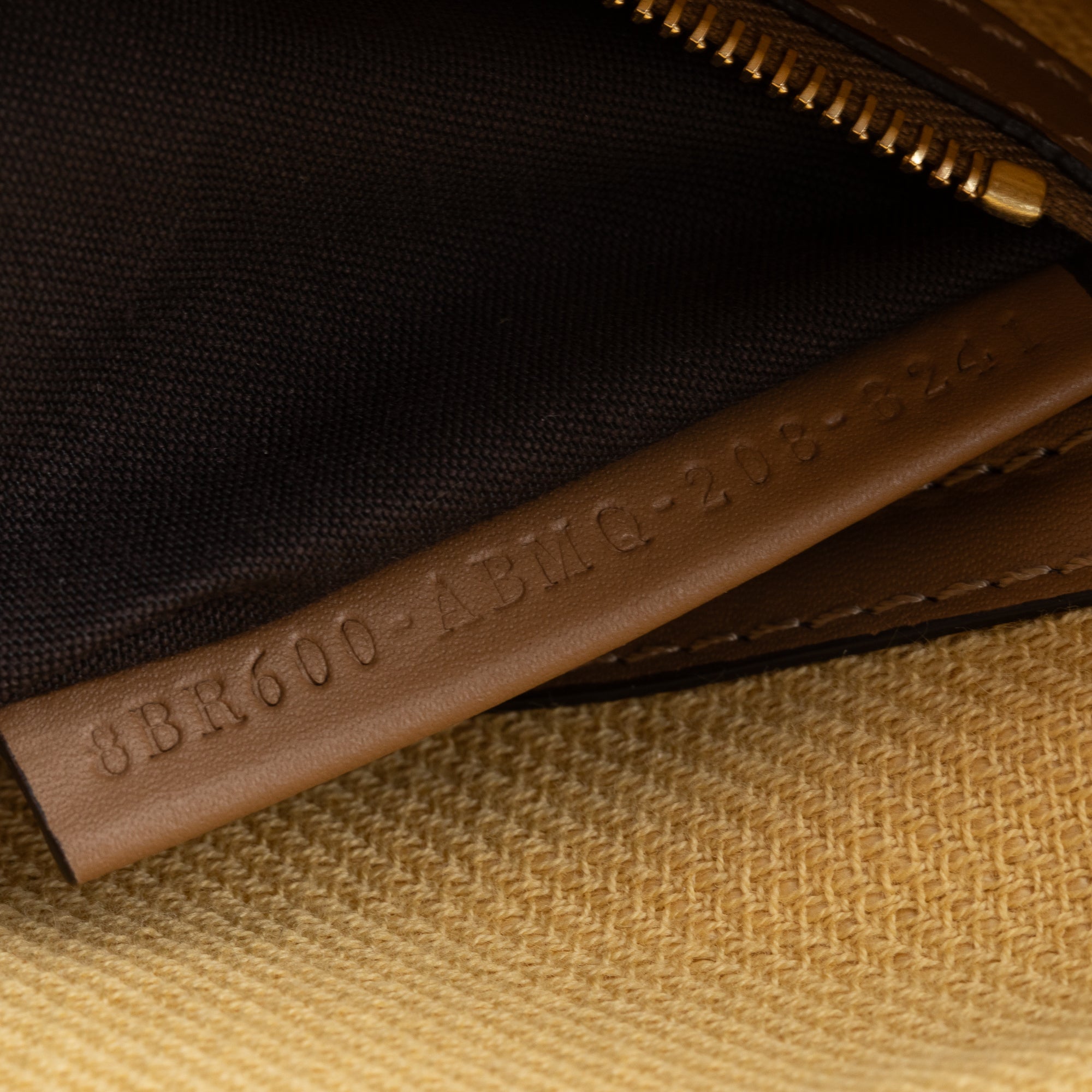 Fendi Neutral FF Raffia Baguette Shoulder Bag w/ Strap