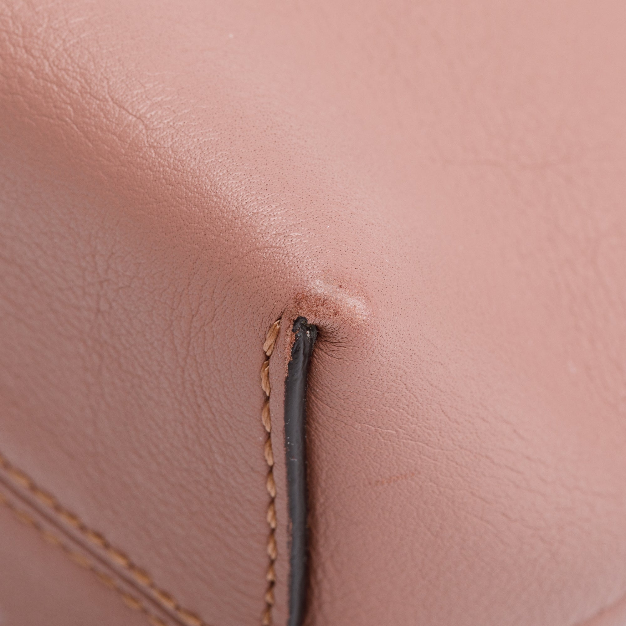 Fendi Neutral Vitello Dolce By the Way Mini Boston Bag w/ Strap