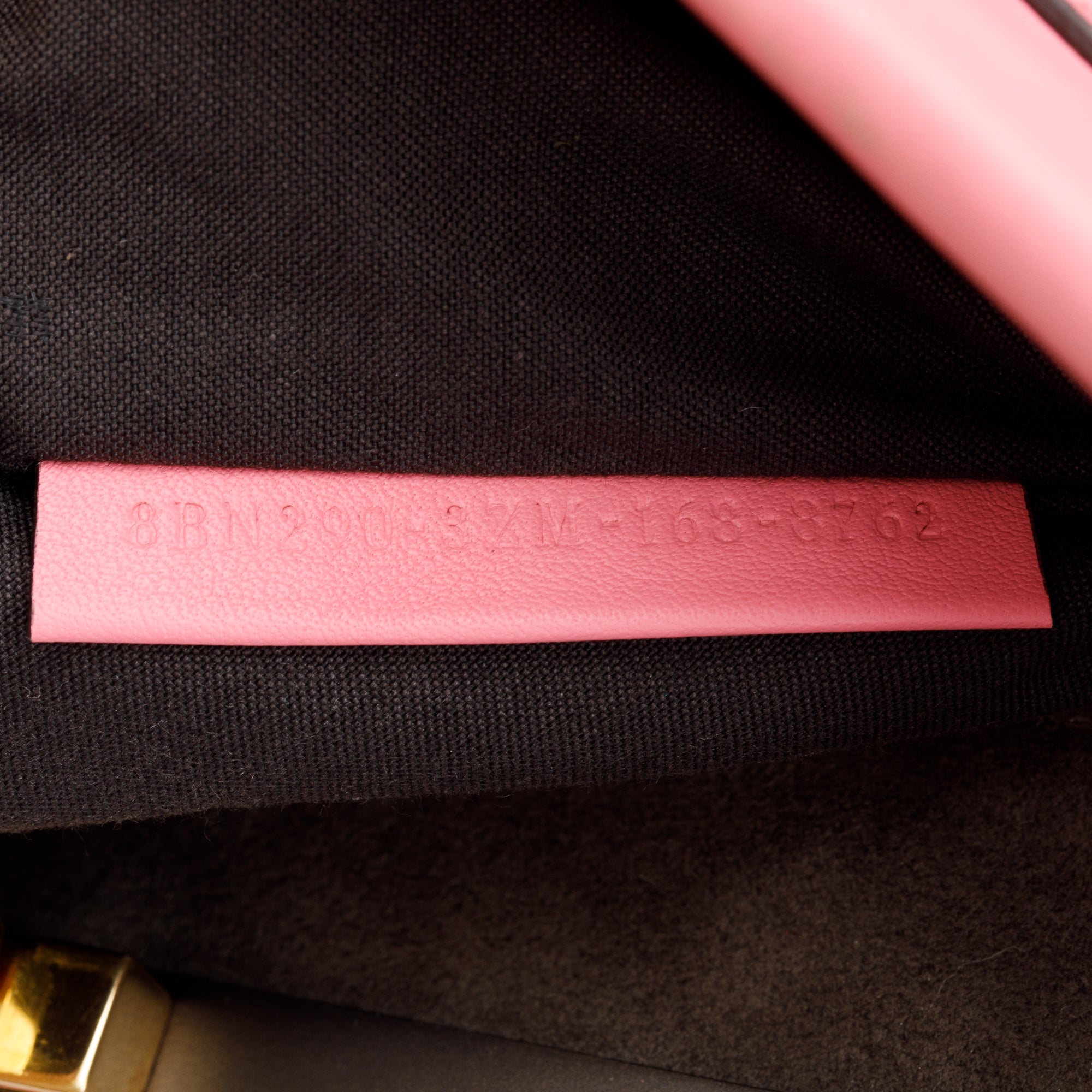 Fendi Pink Calfskin Leather Medium Peekaboo Bag