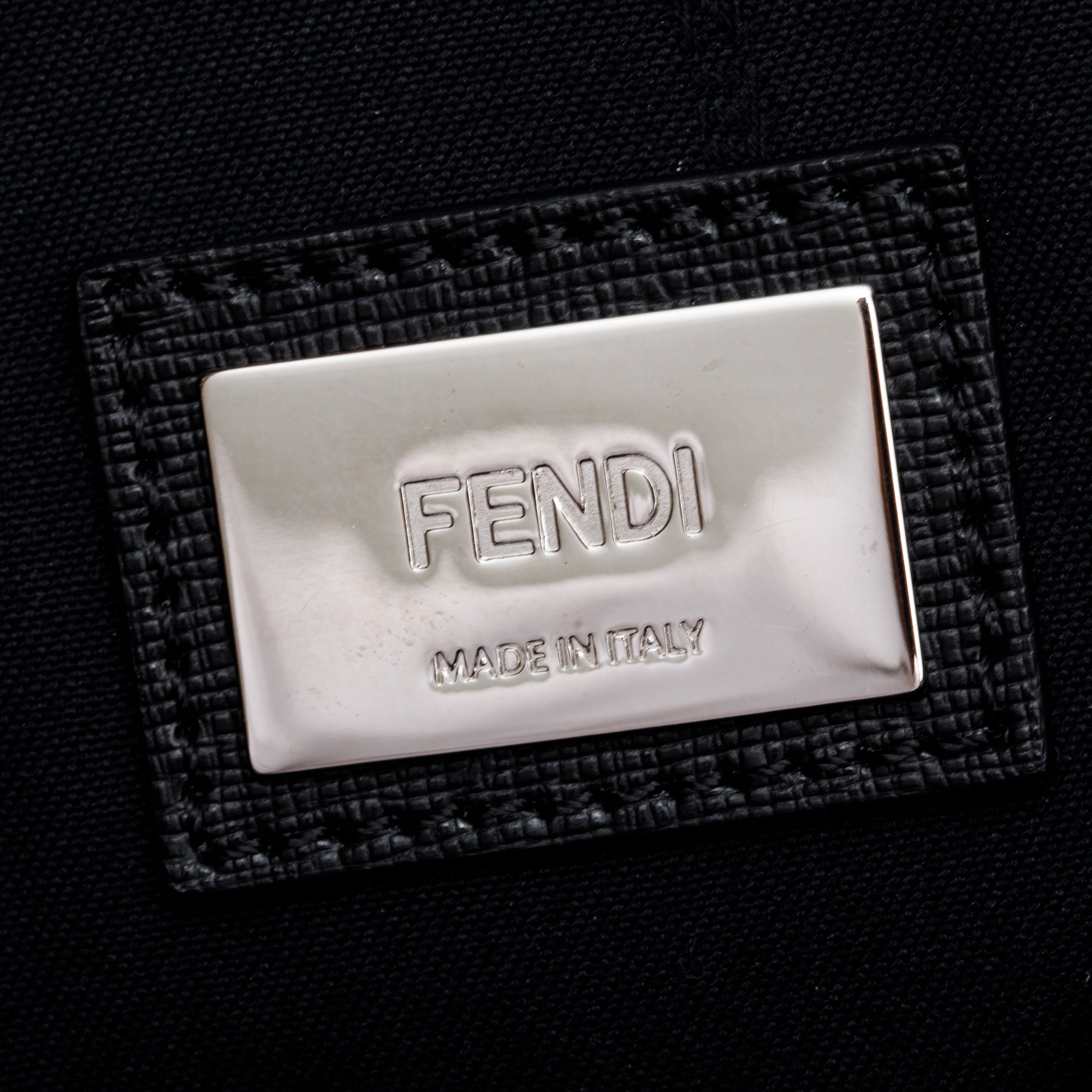 Fendi Pink Leather Monster Buggies Medium Roll Tote