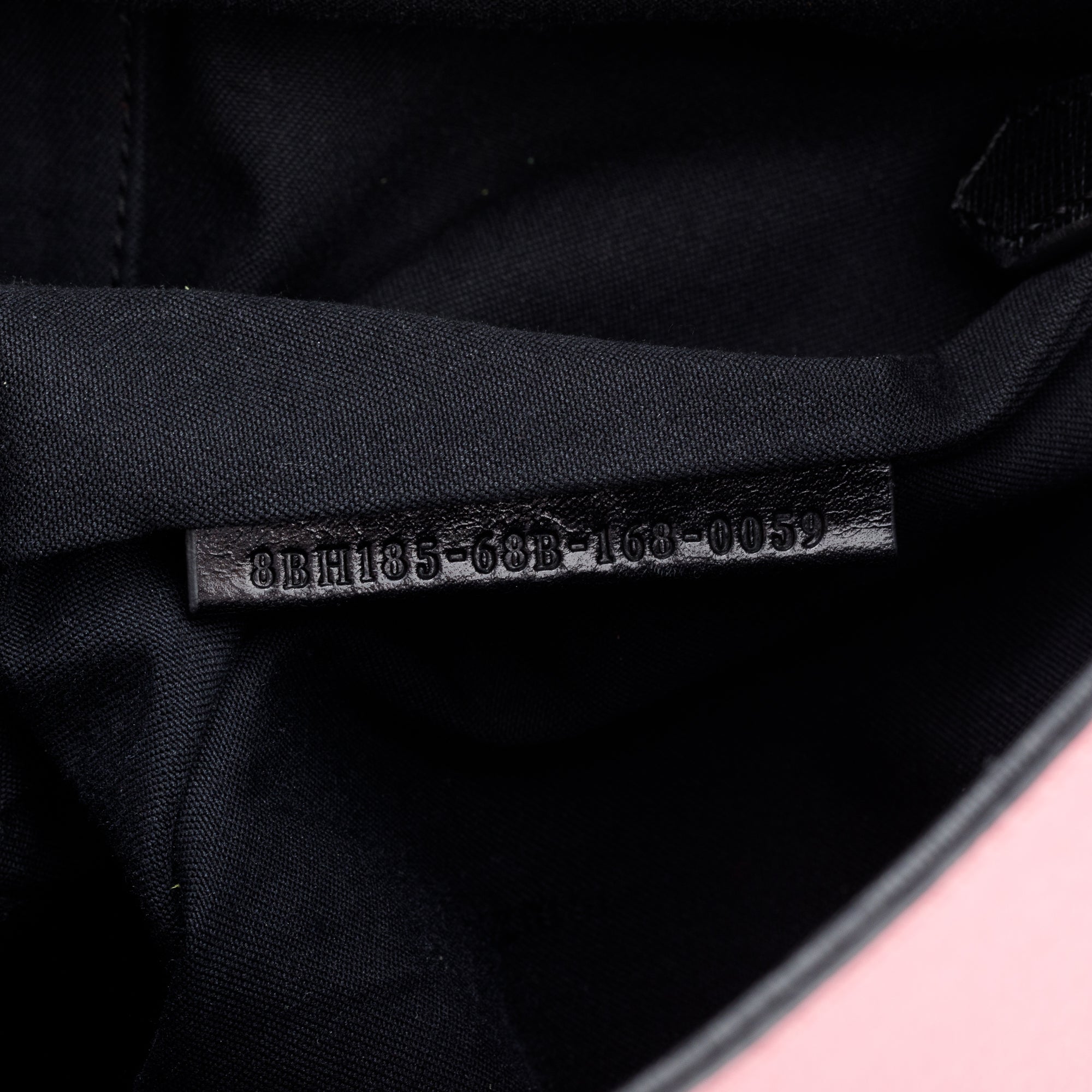 Fendi Pink Leather Monster Buggies Medium Roll Tote