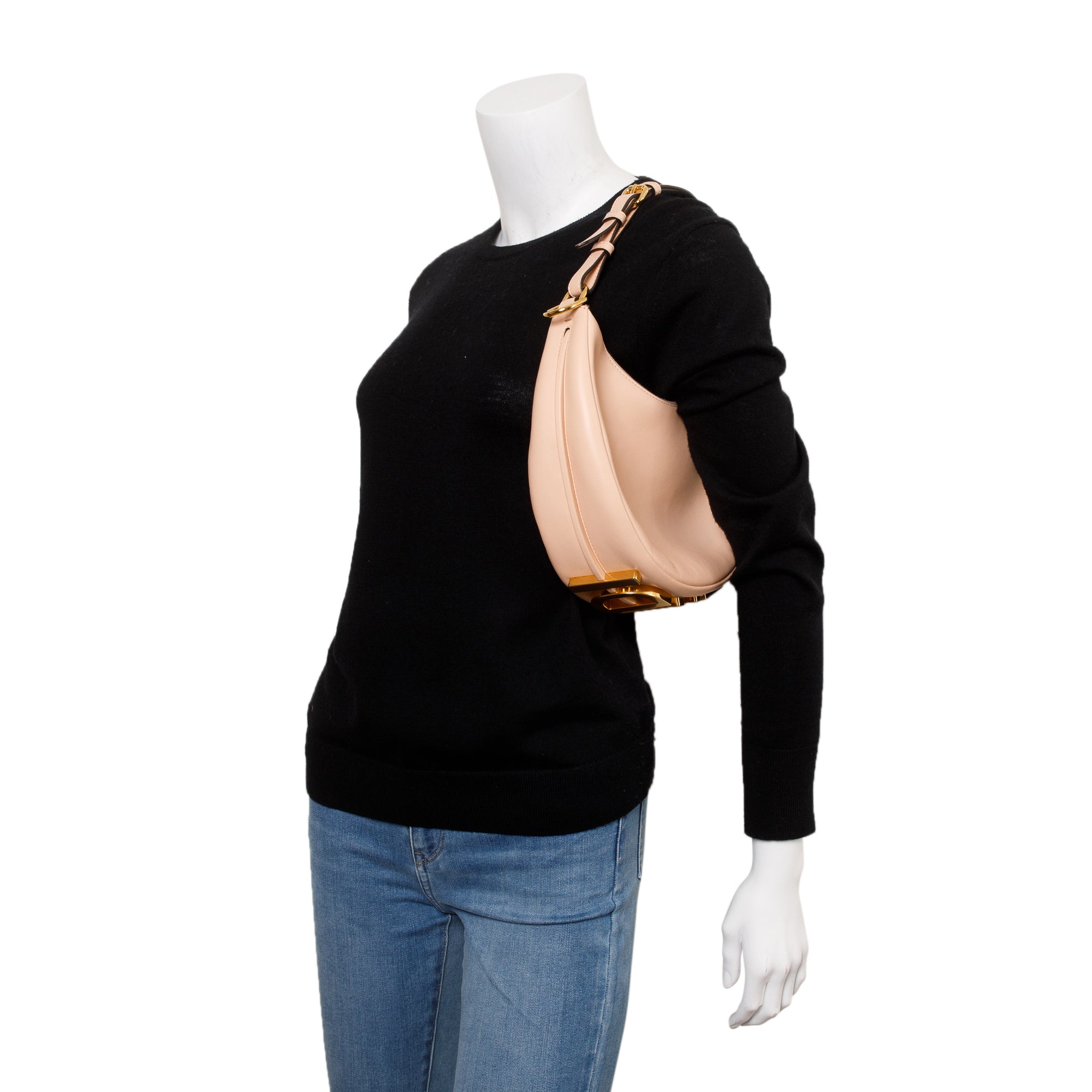 Fendi Pink Leather Small Fendigraphy Bag w/ Box & Receipt