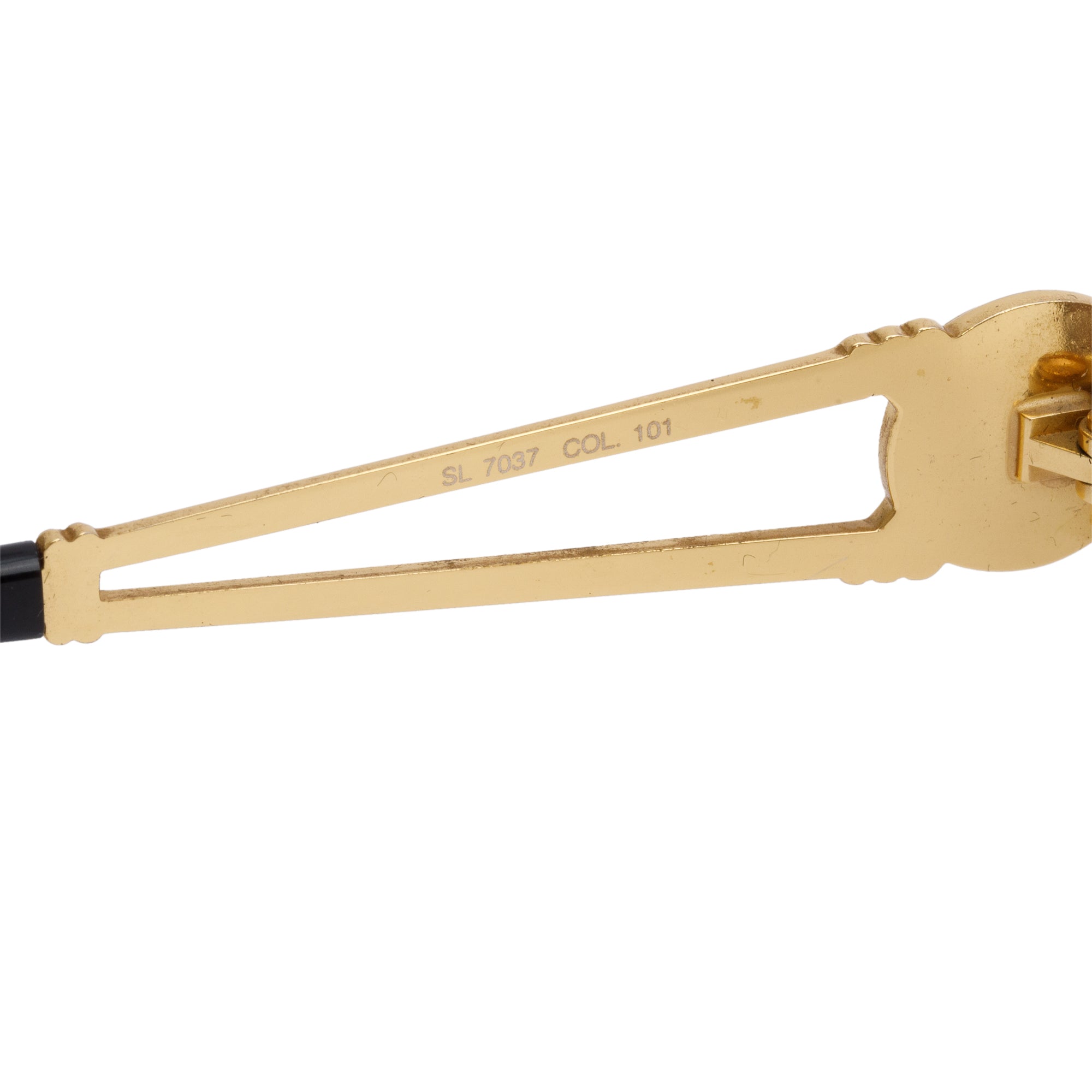 Fendi SL 7037 Back Acetate Vintage Oval Sunglasses