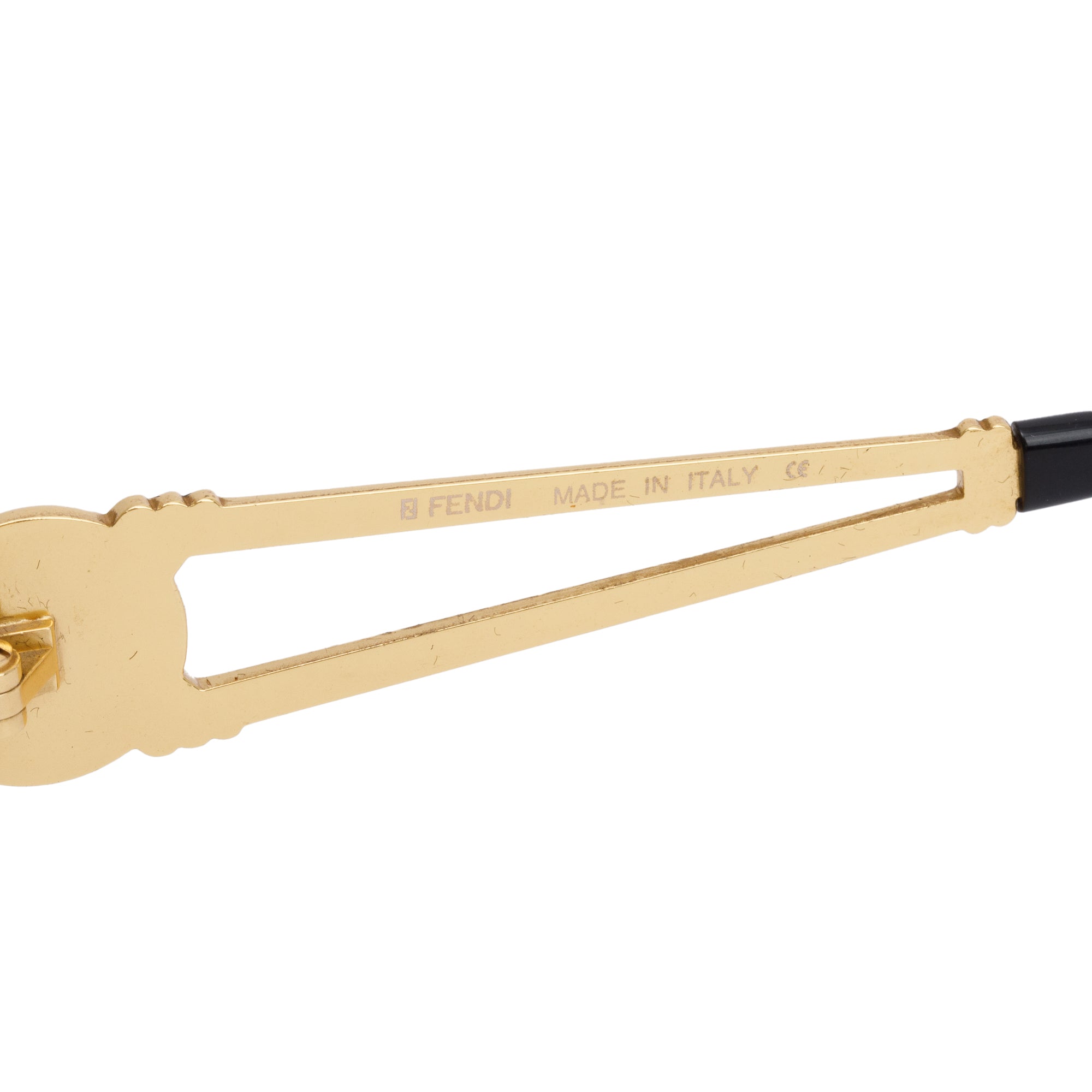 Fendi SL 7037 Back Acetate Vintage Oval Sunglasses