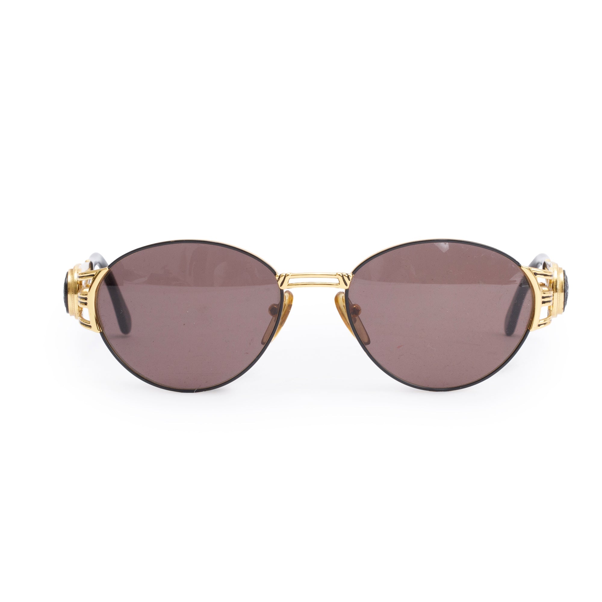 Fendi SL 7037 Back Acetate Vintage Oval Sunglasses