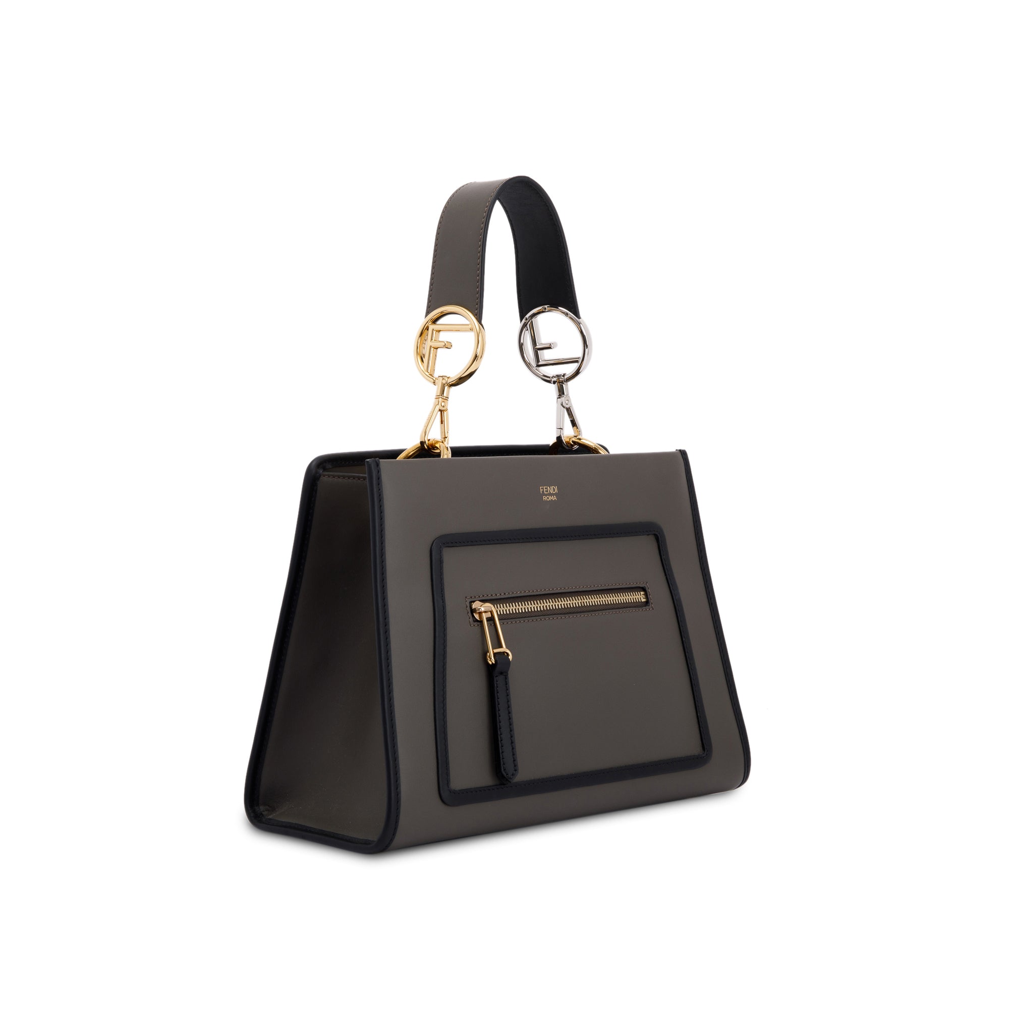 Fendi Small Runaway Leather Tote w/ Strap
