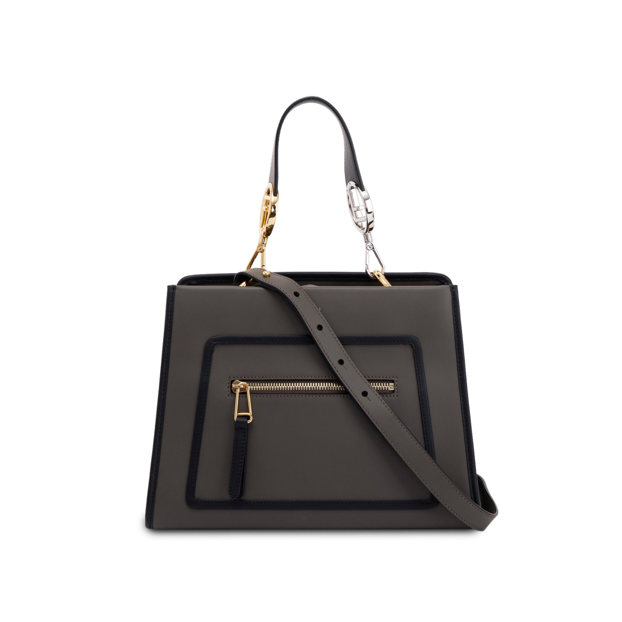 Fendi Small Runaway Leather Tote w/ Strap