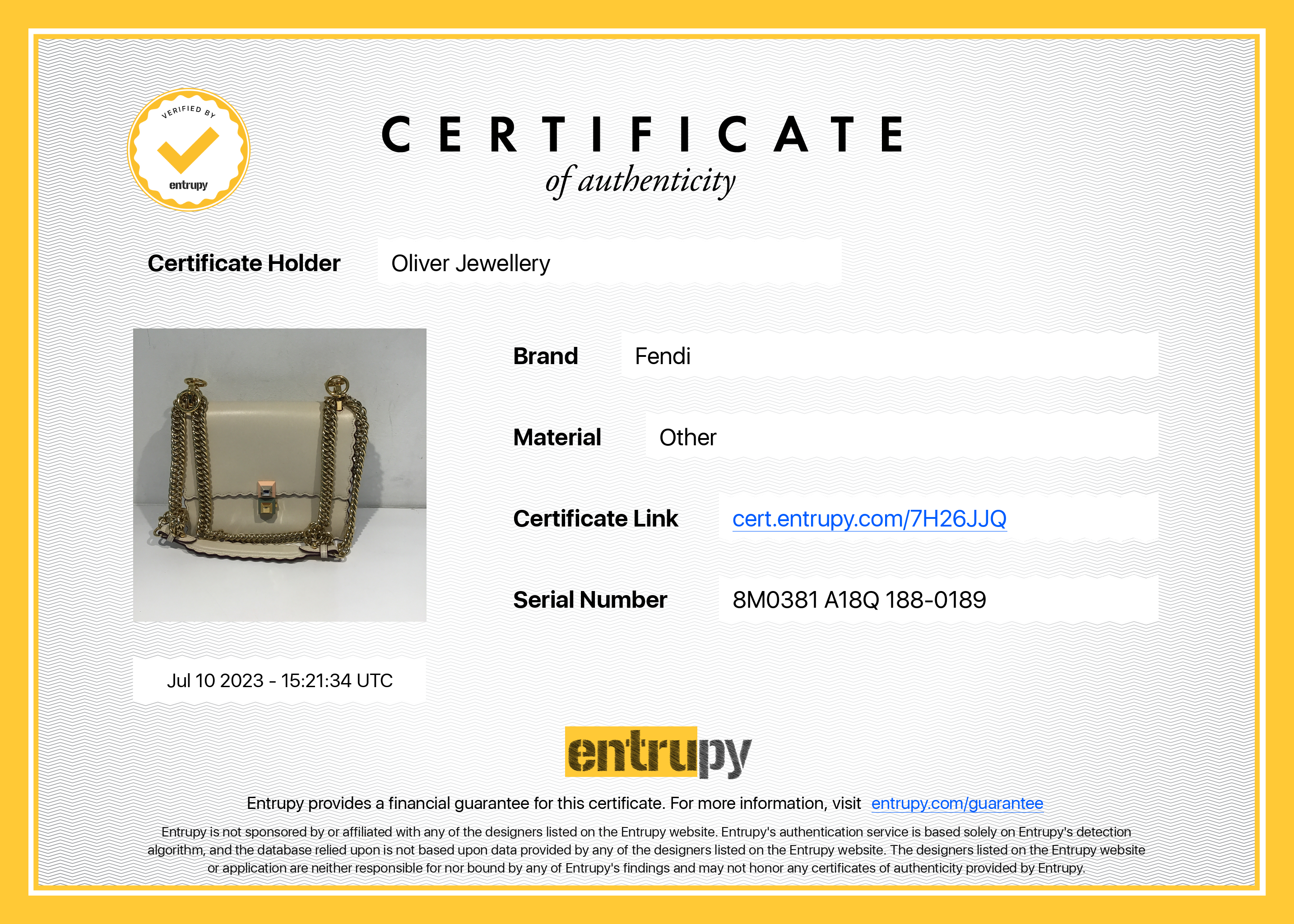 Fendi Small Scalloped Studded Kan I Shoulder Bag