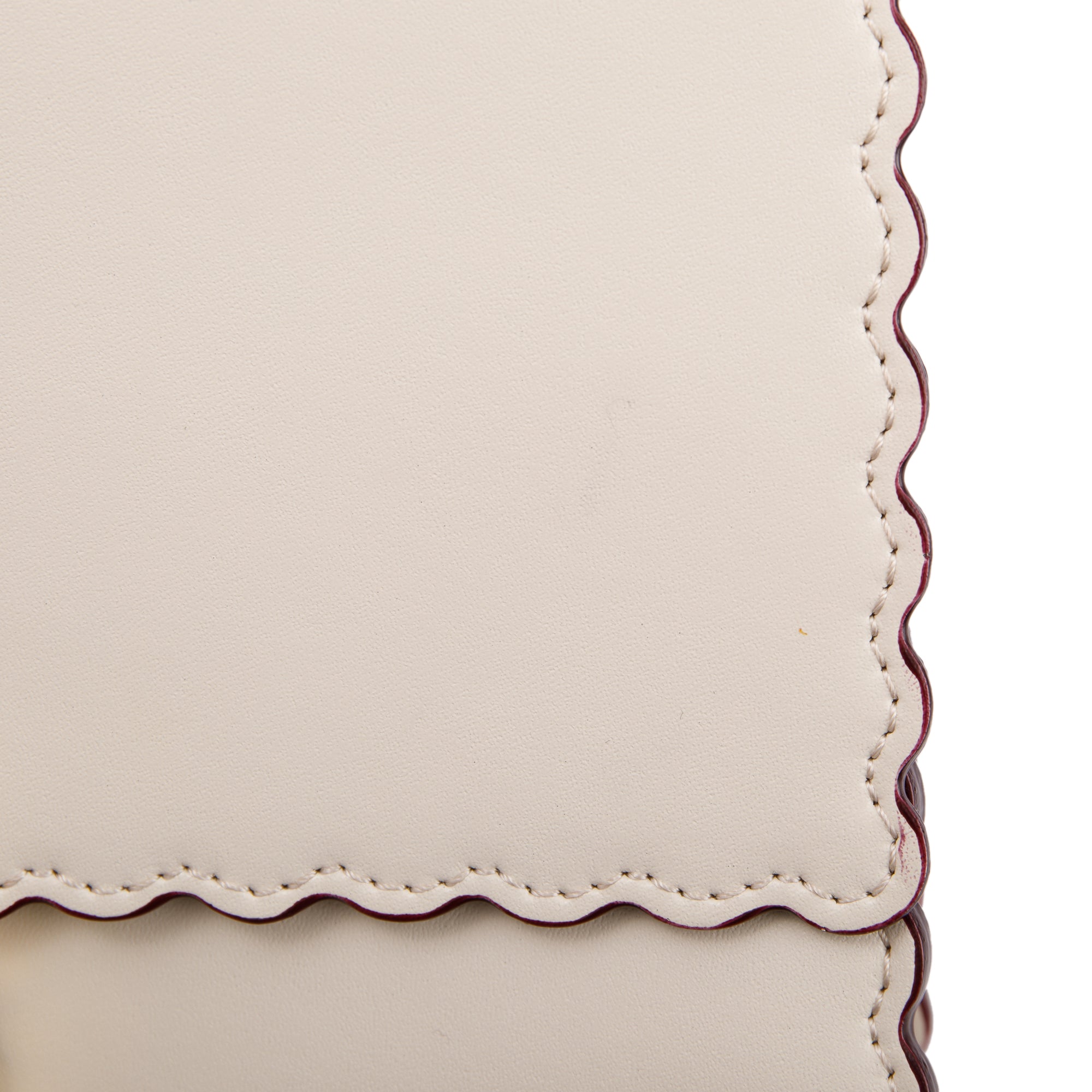 Fendi Small Scalloped Studded Kan I Shoulder Bag