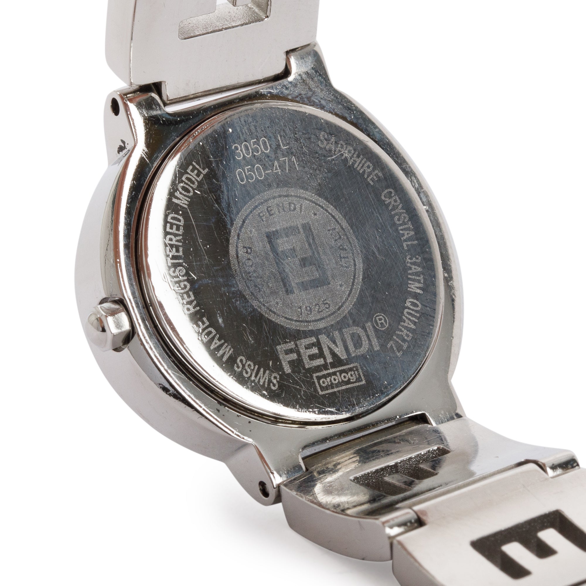 Fendi Stainless Steel 3050L 24 MM Watch
