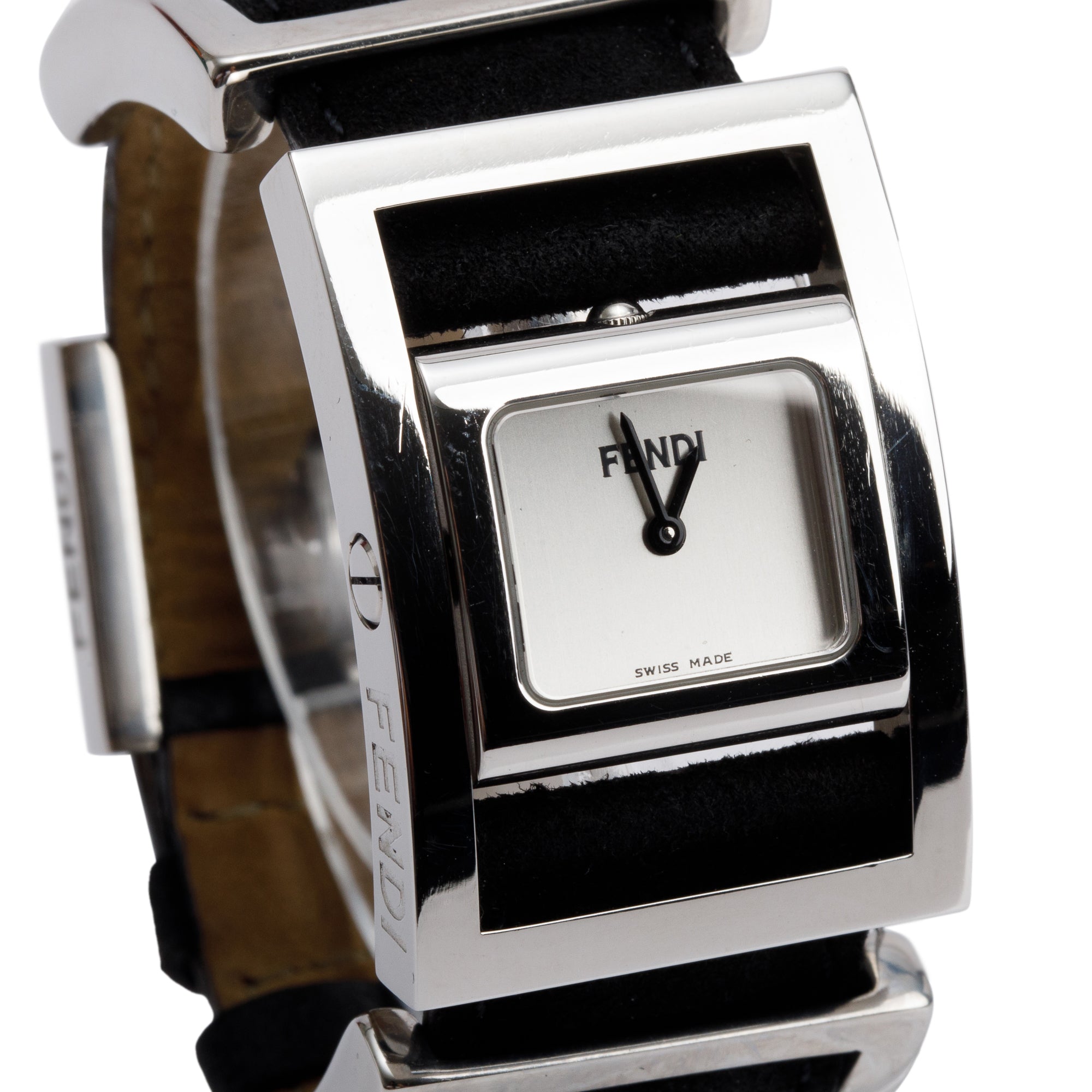 Fendi Stainless Steel Flip Face 5000 Series Watch w/ Box