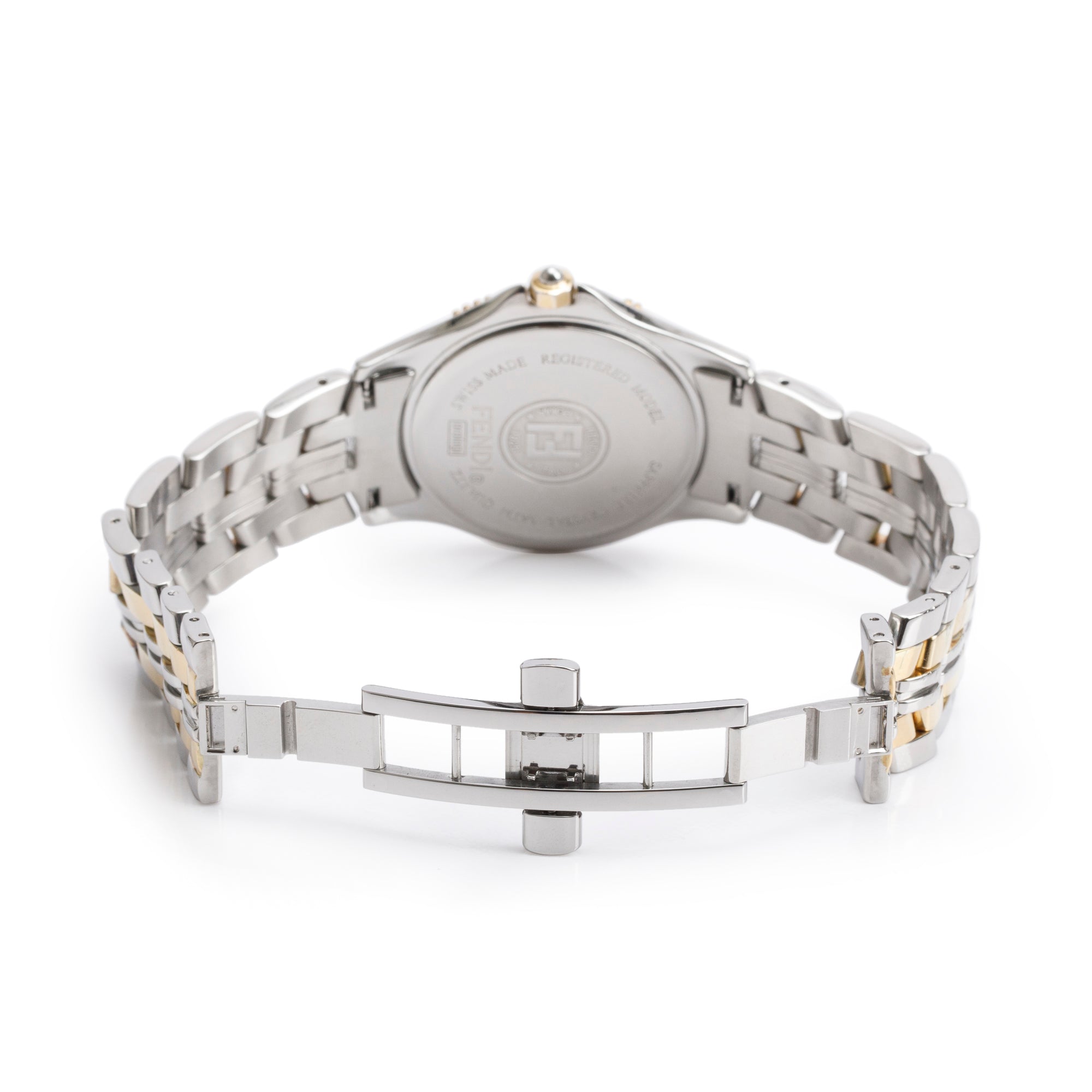 Fendi Stainless Steel & Gold-Plated 2500G 35.5 MM Watch