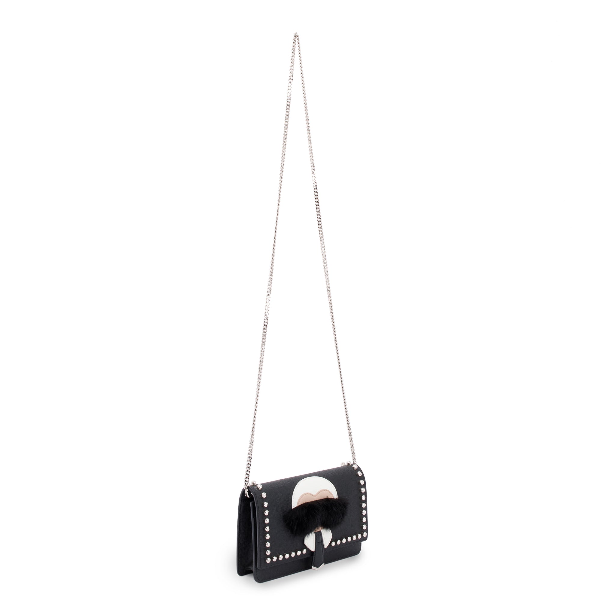 Fendi Studded Karlito Wallet on Chain