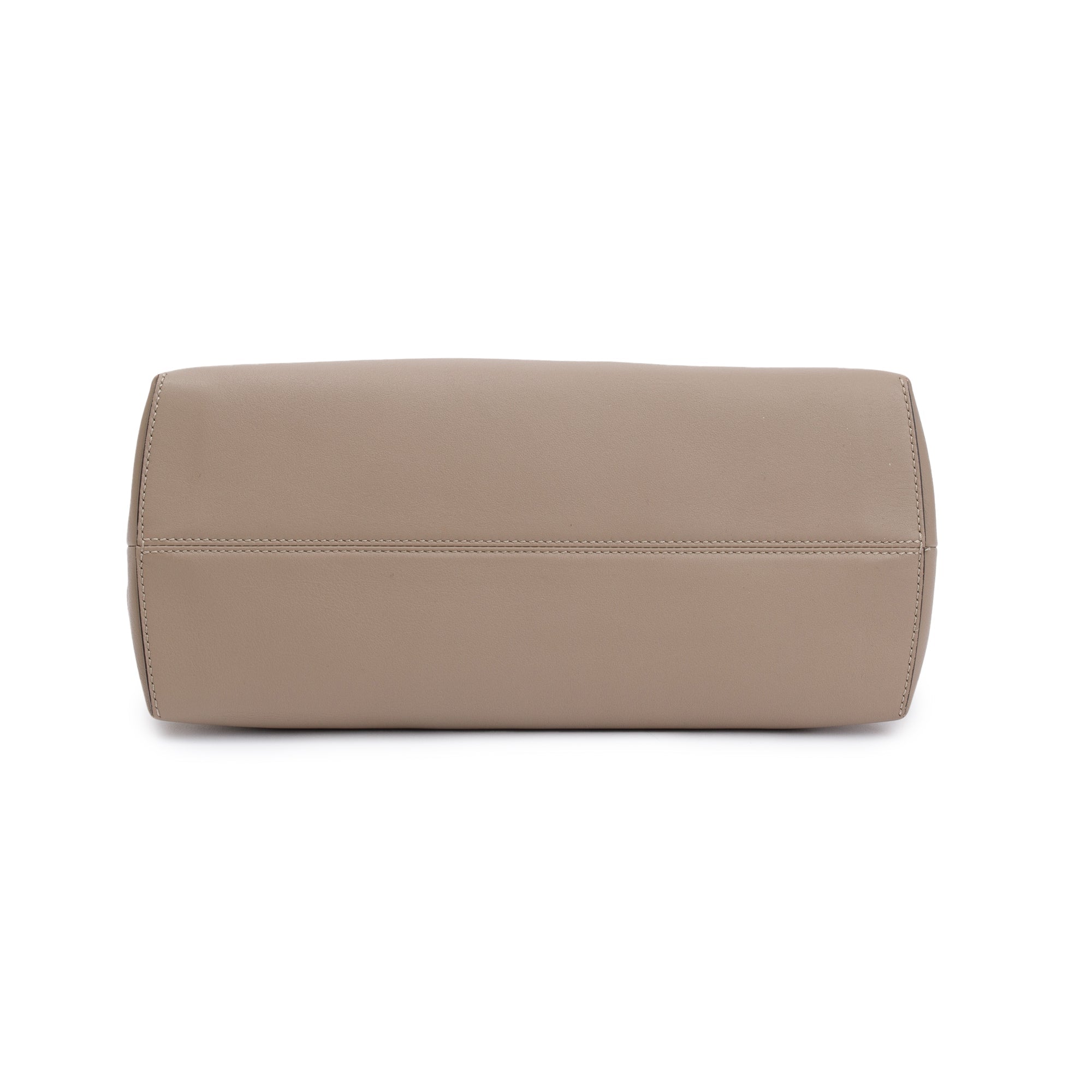 Fendi Taupe Calfskin Leather Large By the Way Handle Bag w/ Strap