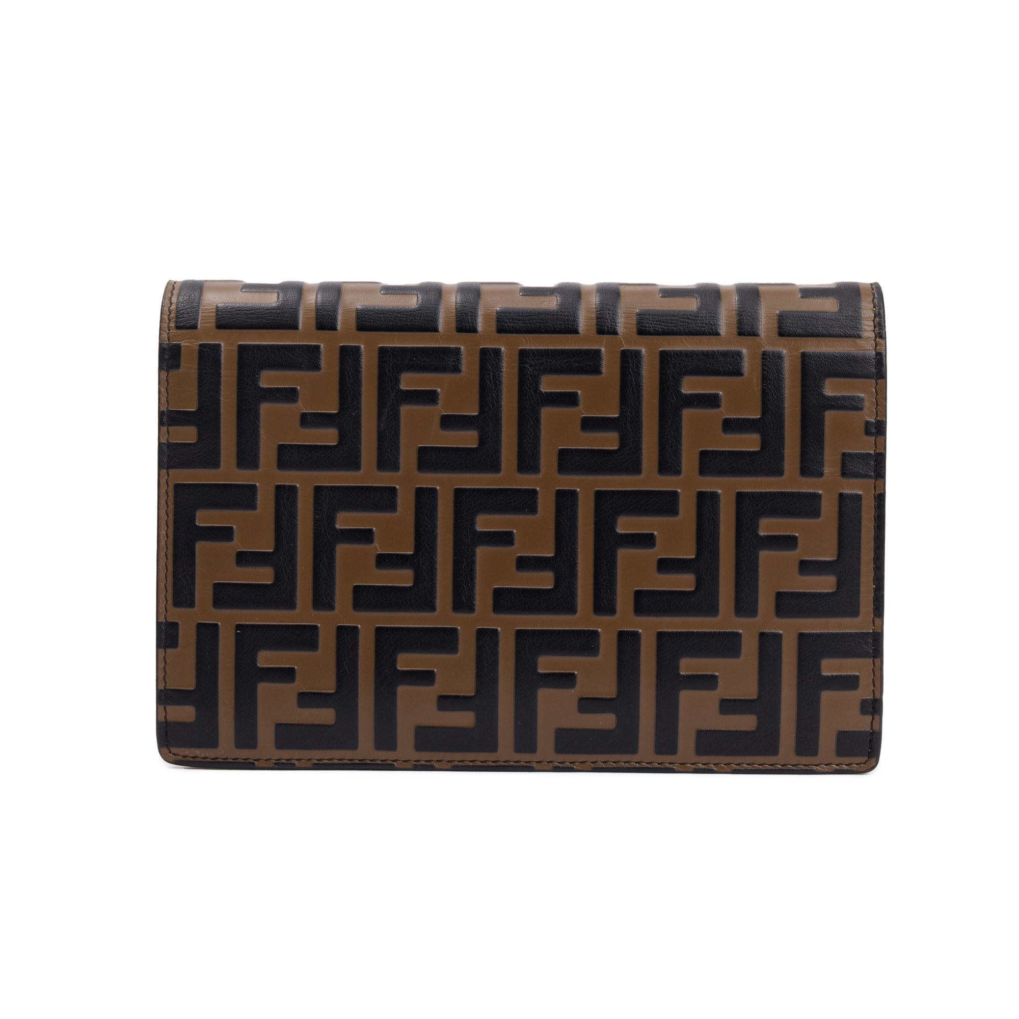 Fendi Vitello Cruise F is Fendi FF 1974 Medium Enveope Wallet on Chain