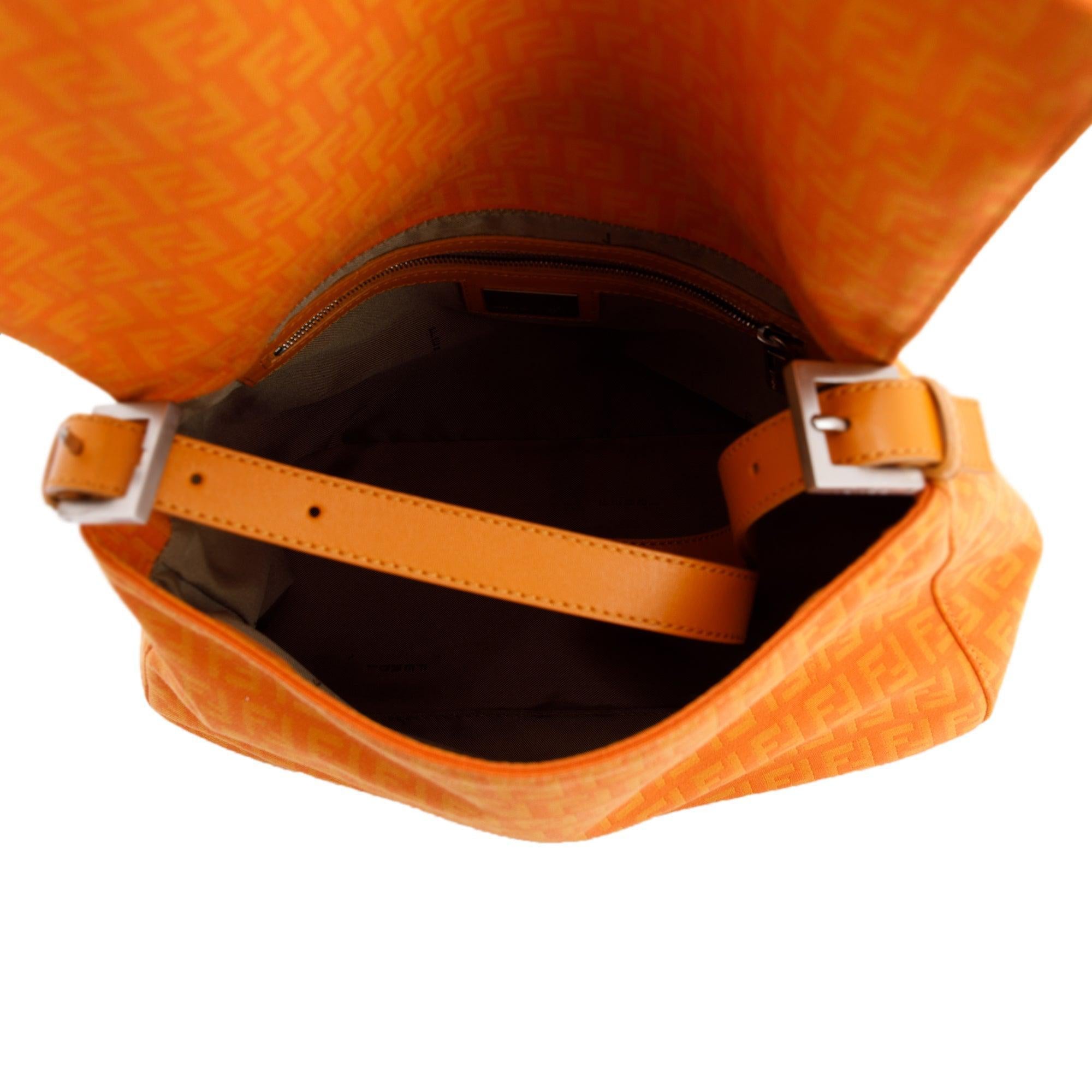 Fendi Zucchino Mama Forever Baguette Bag