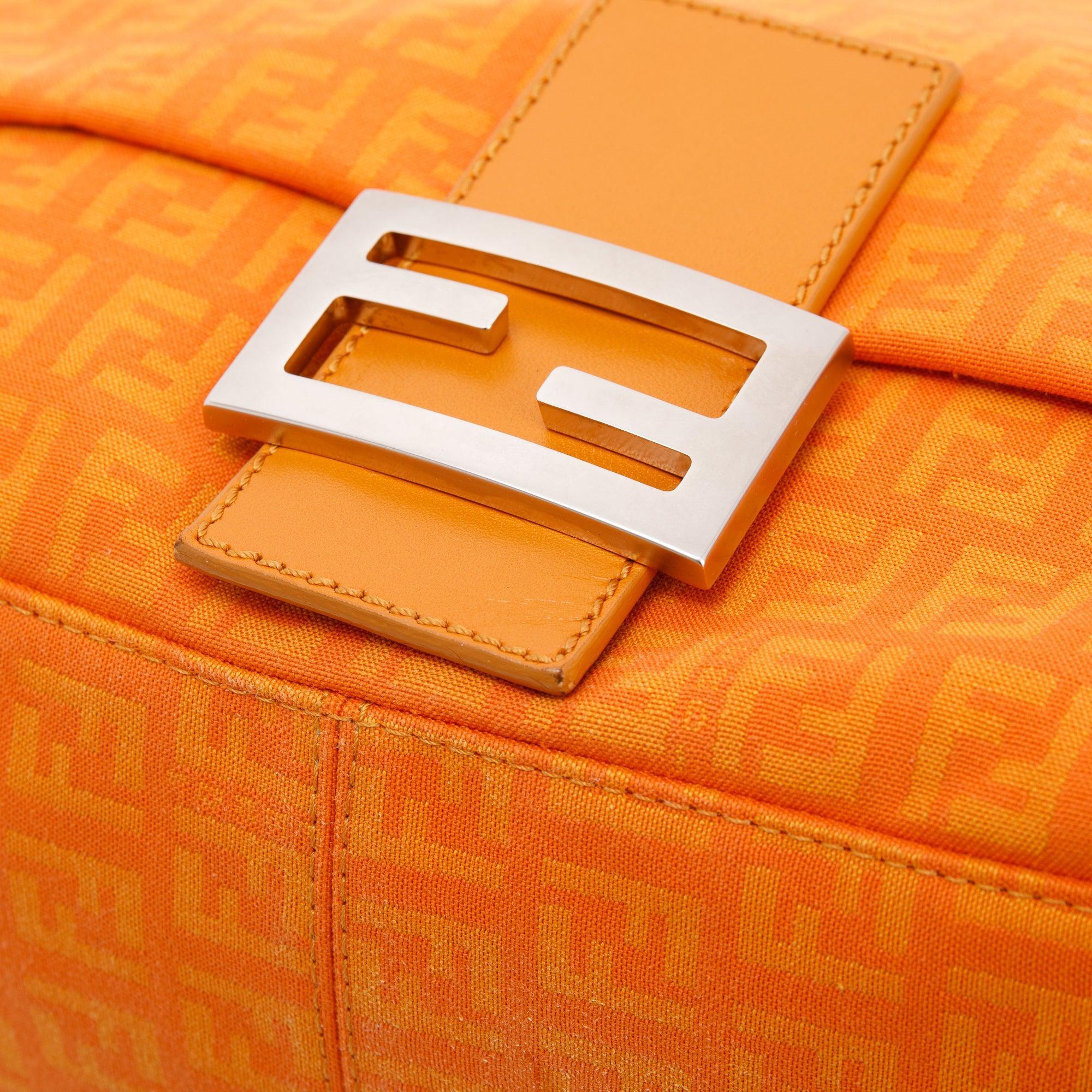 Fendi Zucchino Mama Forever Baguette Bag