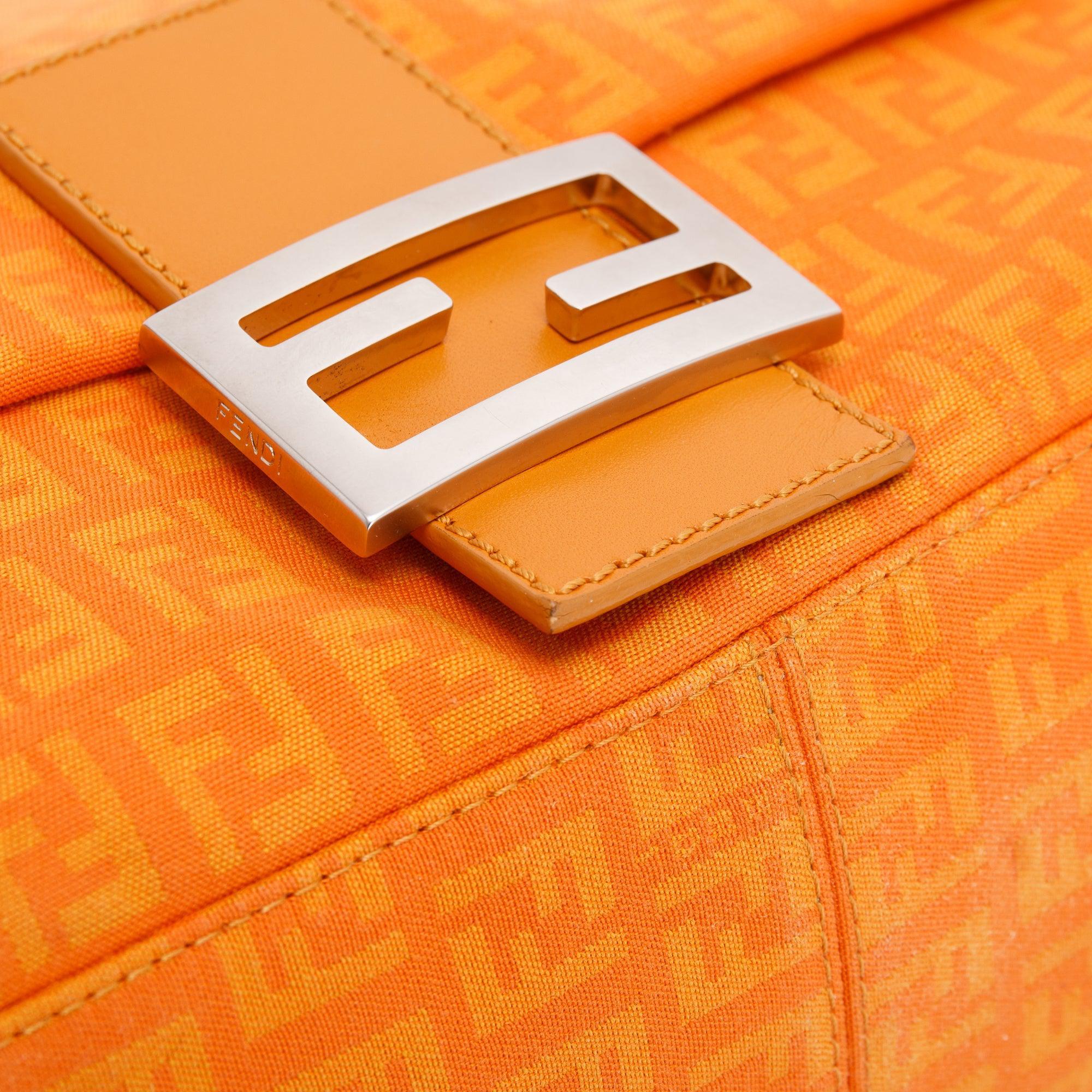 Fendi Zucchino Mama Forever Baguette Bag