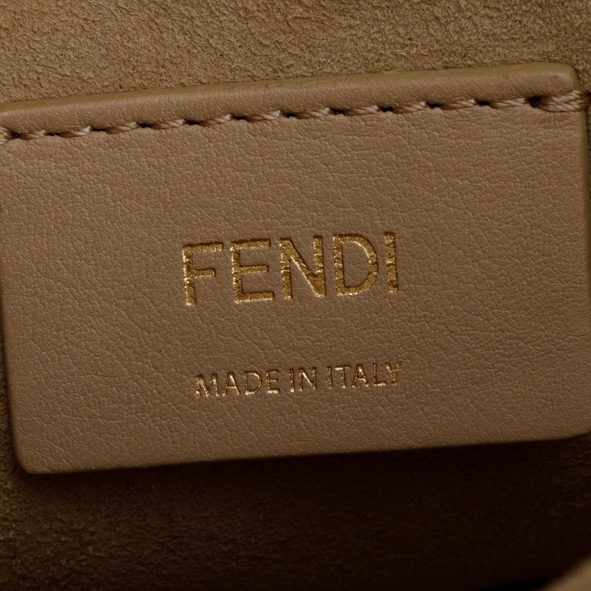 Fendi x Fila White Multicolor Calfskin Leather Logo Mania Kan I Shoulder Bag w/ Strap