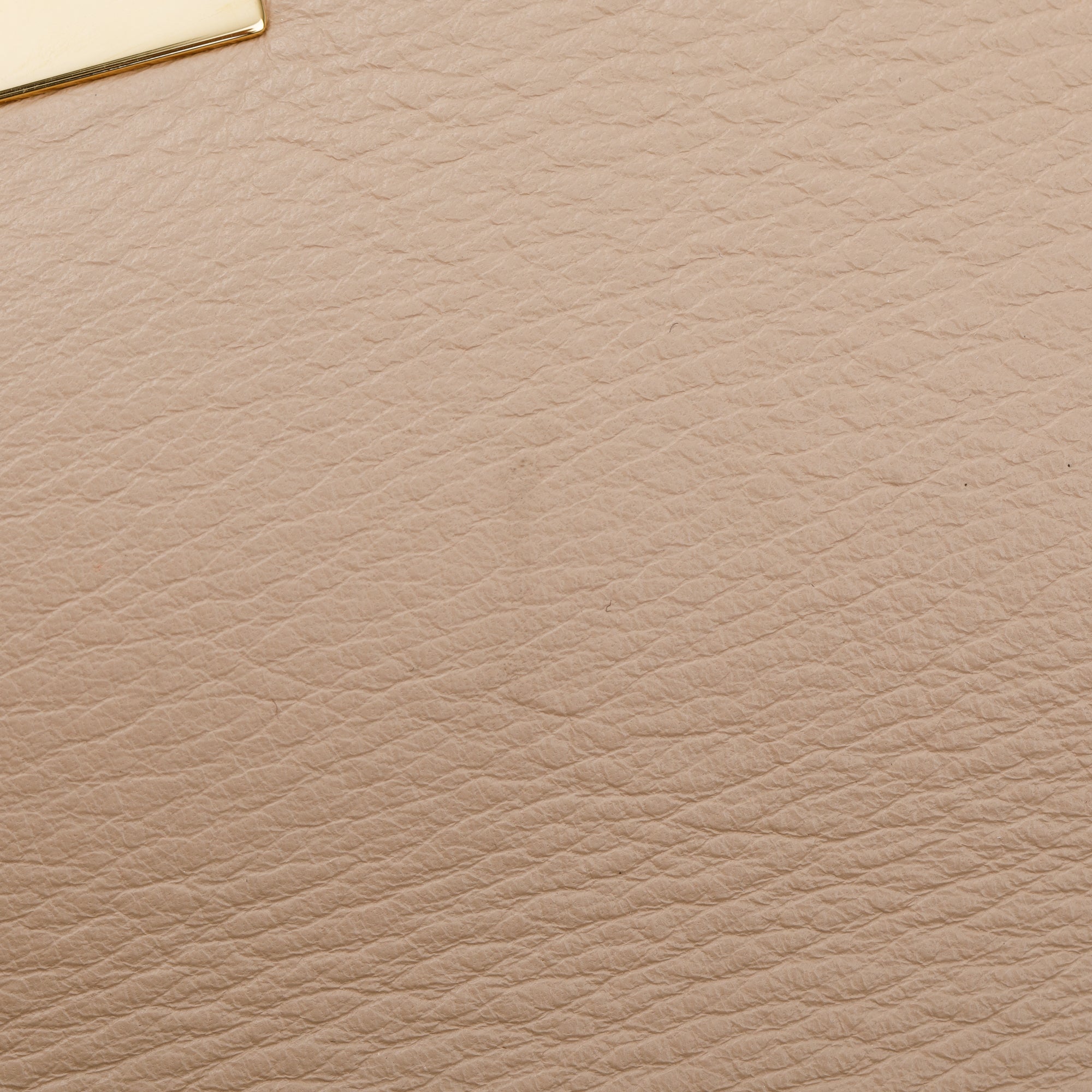 Ferragamo Beige Calfskin Leather Medium Sofia Satchel