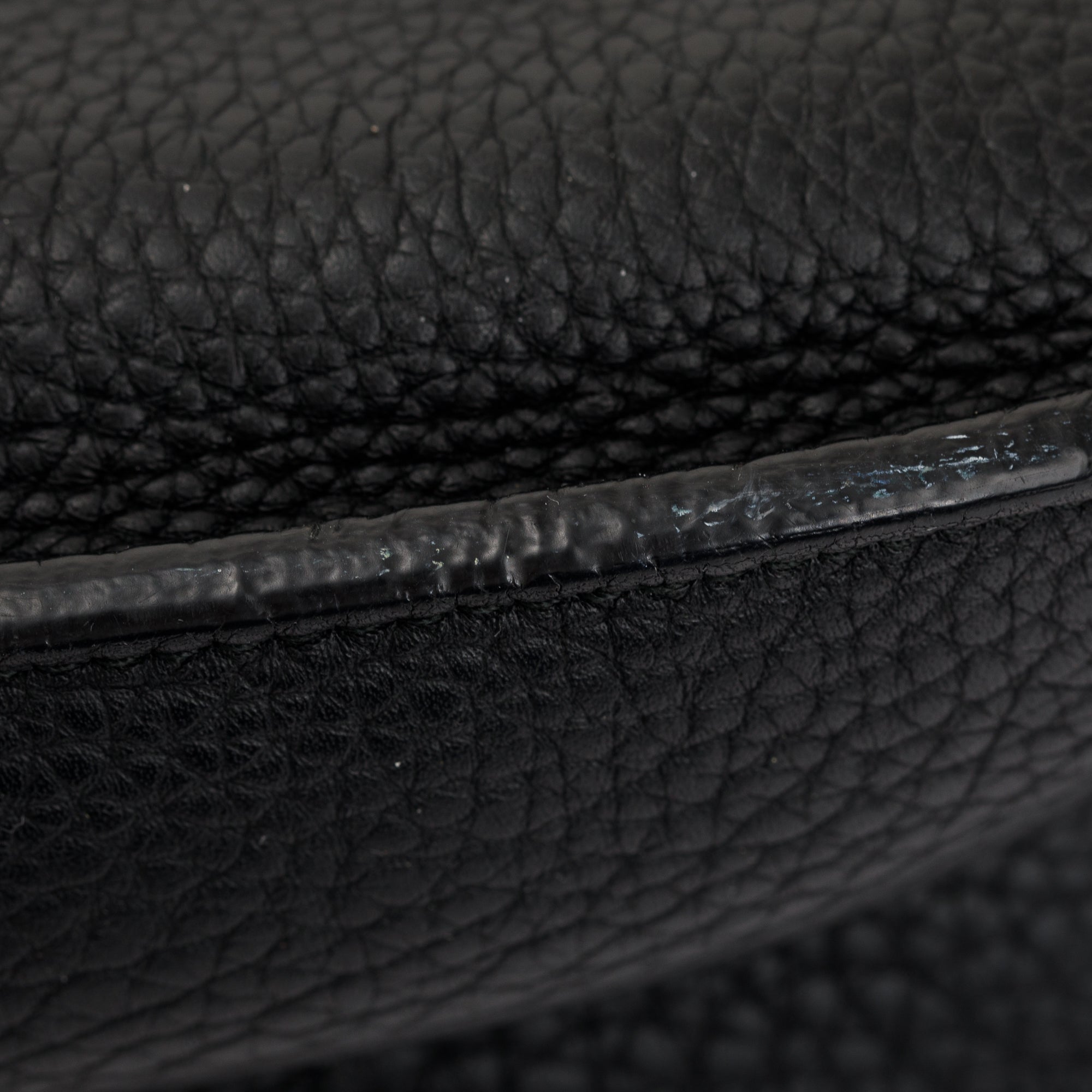 Ferragamo Black Gancio Leather Shoulder Bag