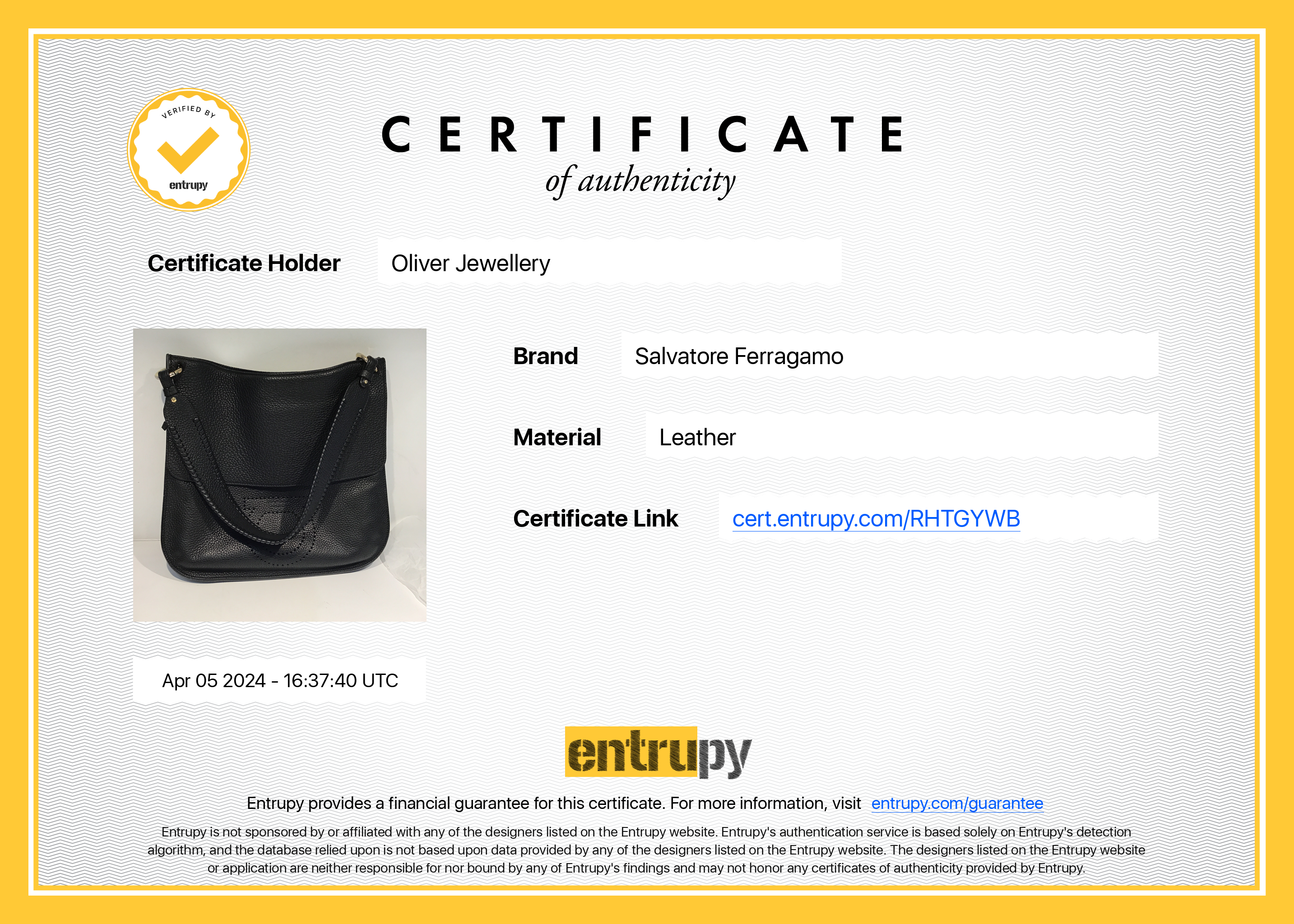 Ferragamo Black Gancio Leather Shoulder Bag