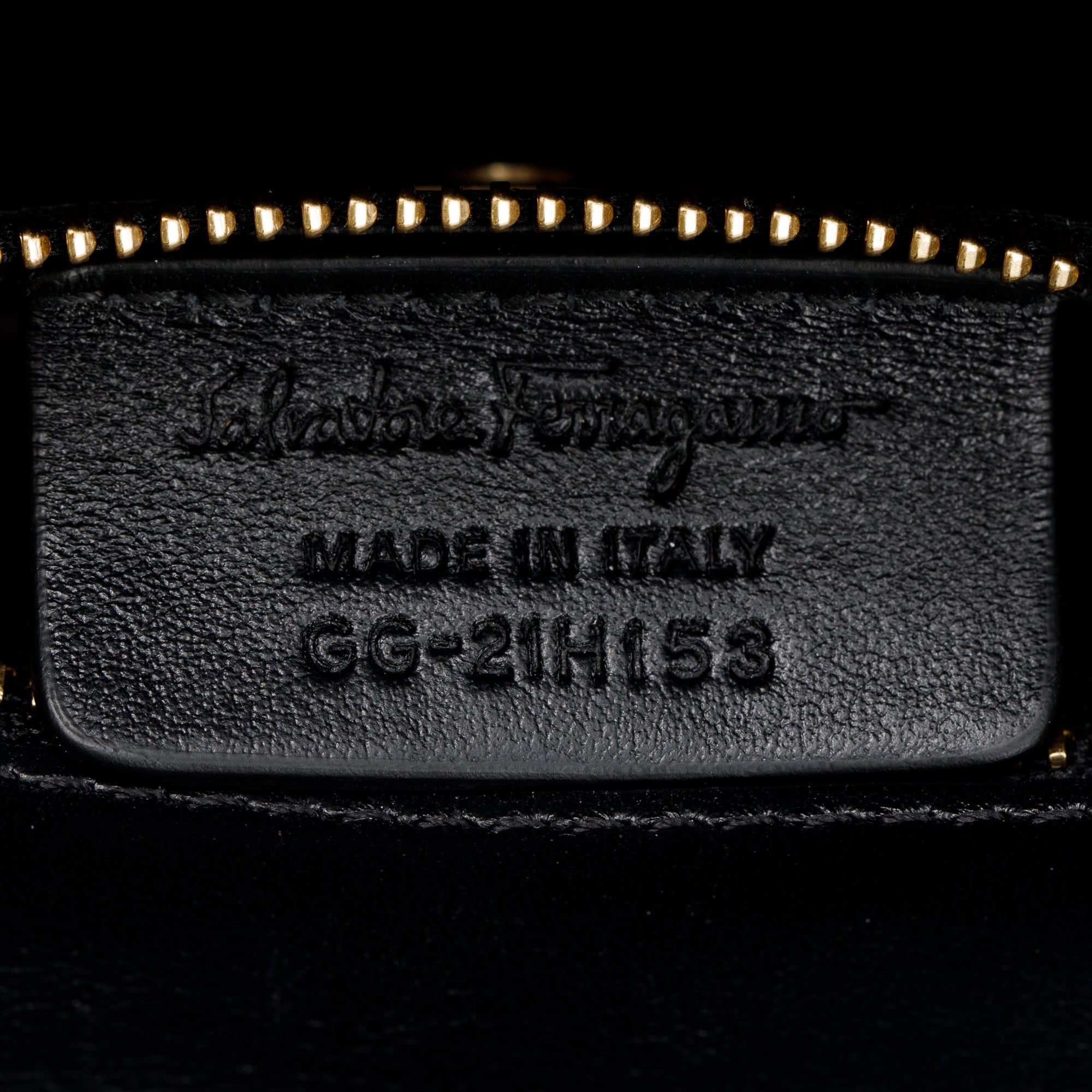 Ferragamo Black Ganicini Quilted Calfskin Leather Shoulder Bag w/ Box