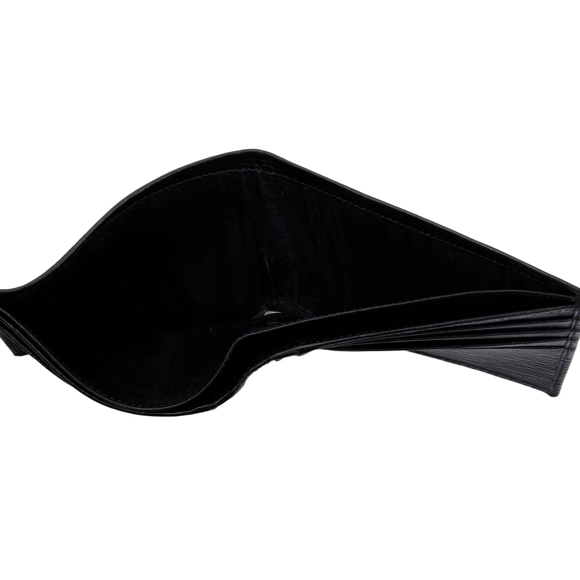 Ferragamo Black Leather Bifold Wallet