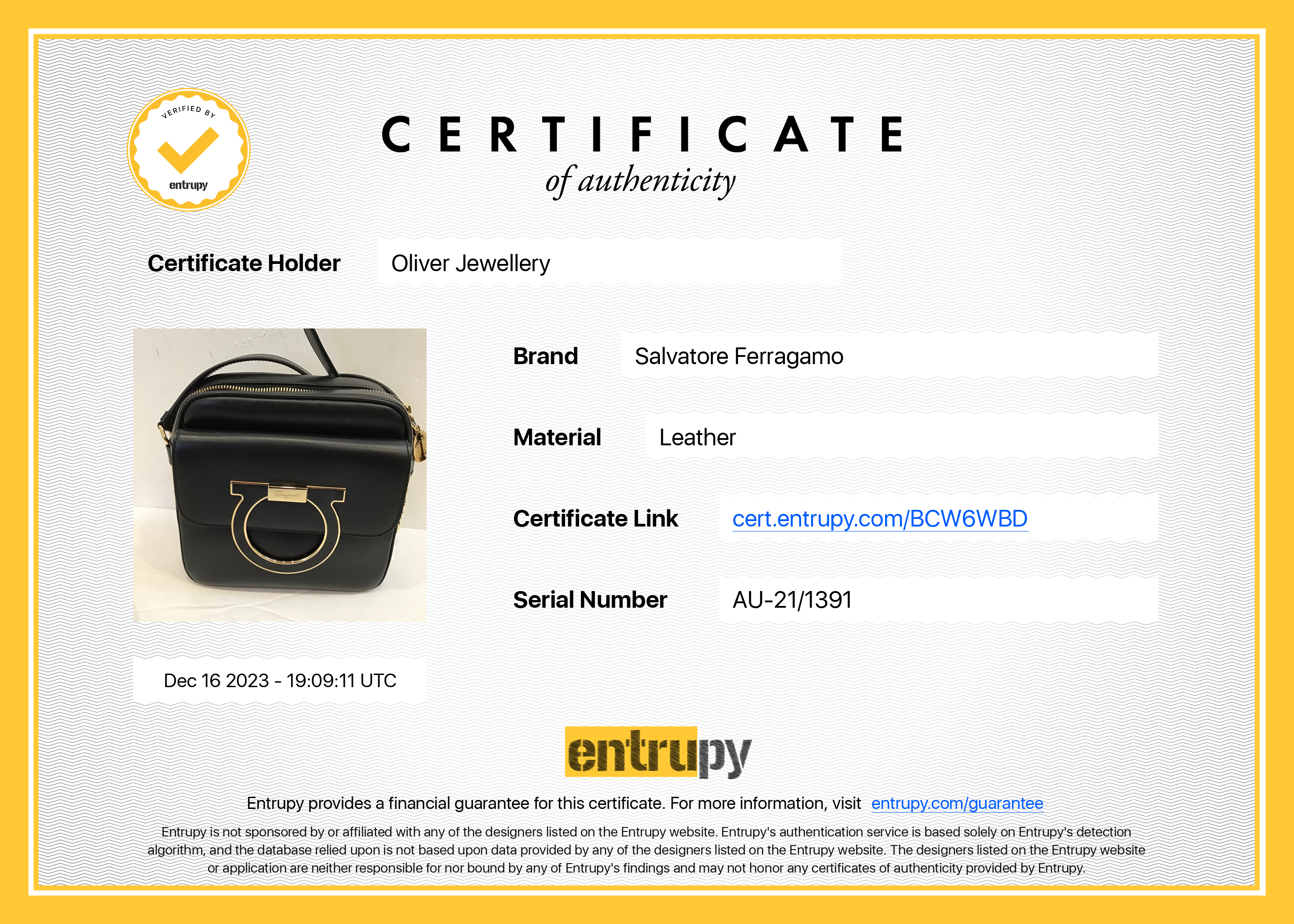 Ferragamo Gancini Crossbody Bag